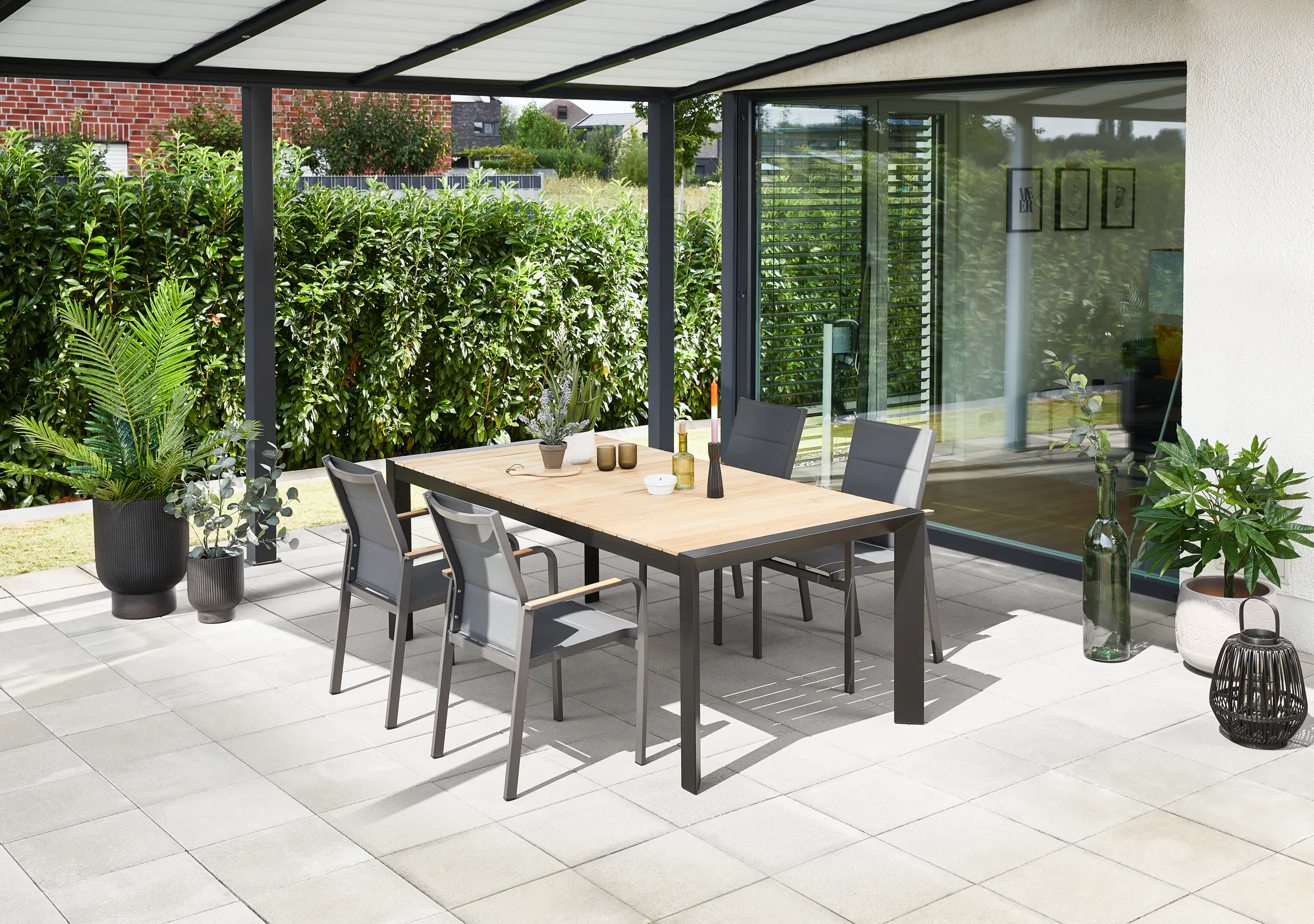 Primaster Gartentisch Trapani 211 x 100 cm