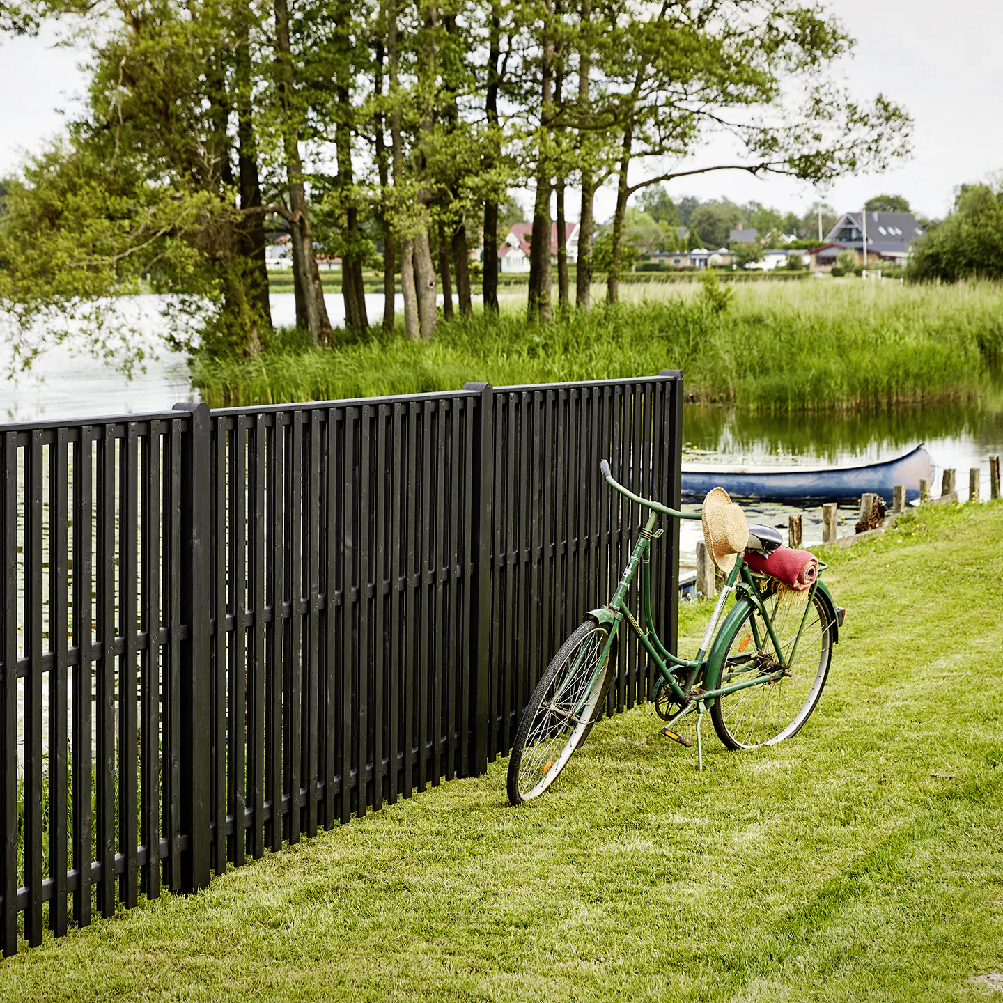 Plus Zaun Nagano 180 x 140 cm RAL 9005 Schwarz