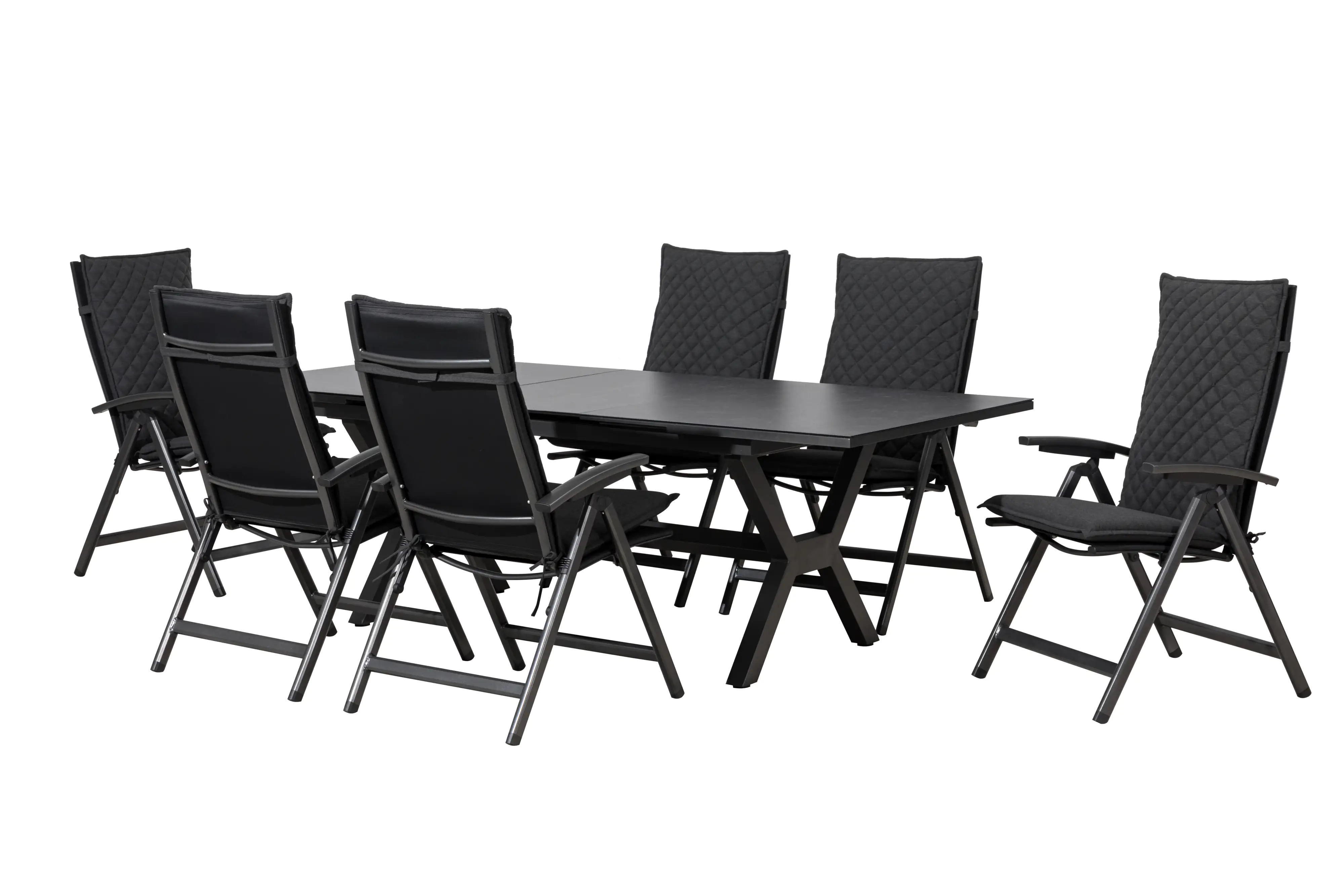 Primaster Auflage mit wetterfestem Bezug in anthrazit Primaster Auflage mit wetterfestem Bezug in anthrazit