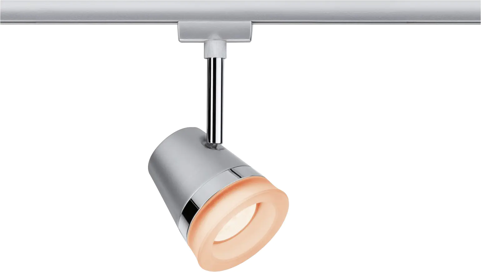 Paulmann URail Zigbee Schienenspot Cone chrom-matt 18 cm RGBW GU10 Paulmann URail Zigbee Schienenspot Cone chrom-matt 18 cm RGBW GU10