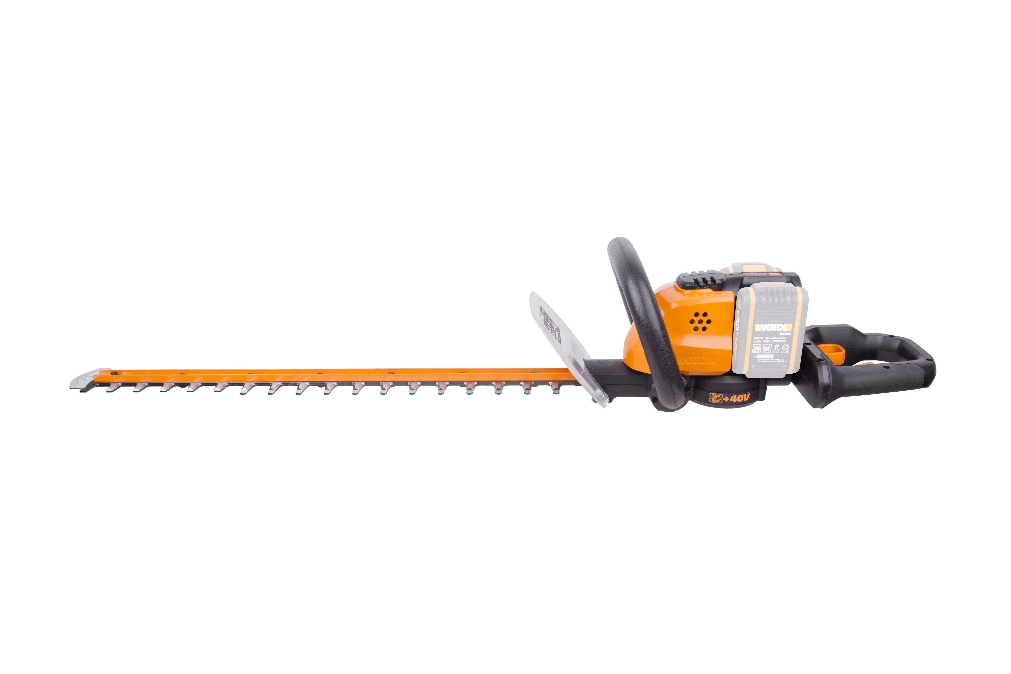 WORX Akku Heckenschere WG284E.9 40 V (2 x 20V) 60 cm Schnittlänge