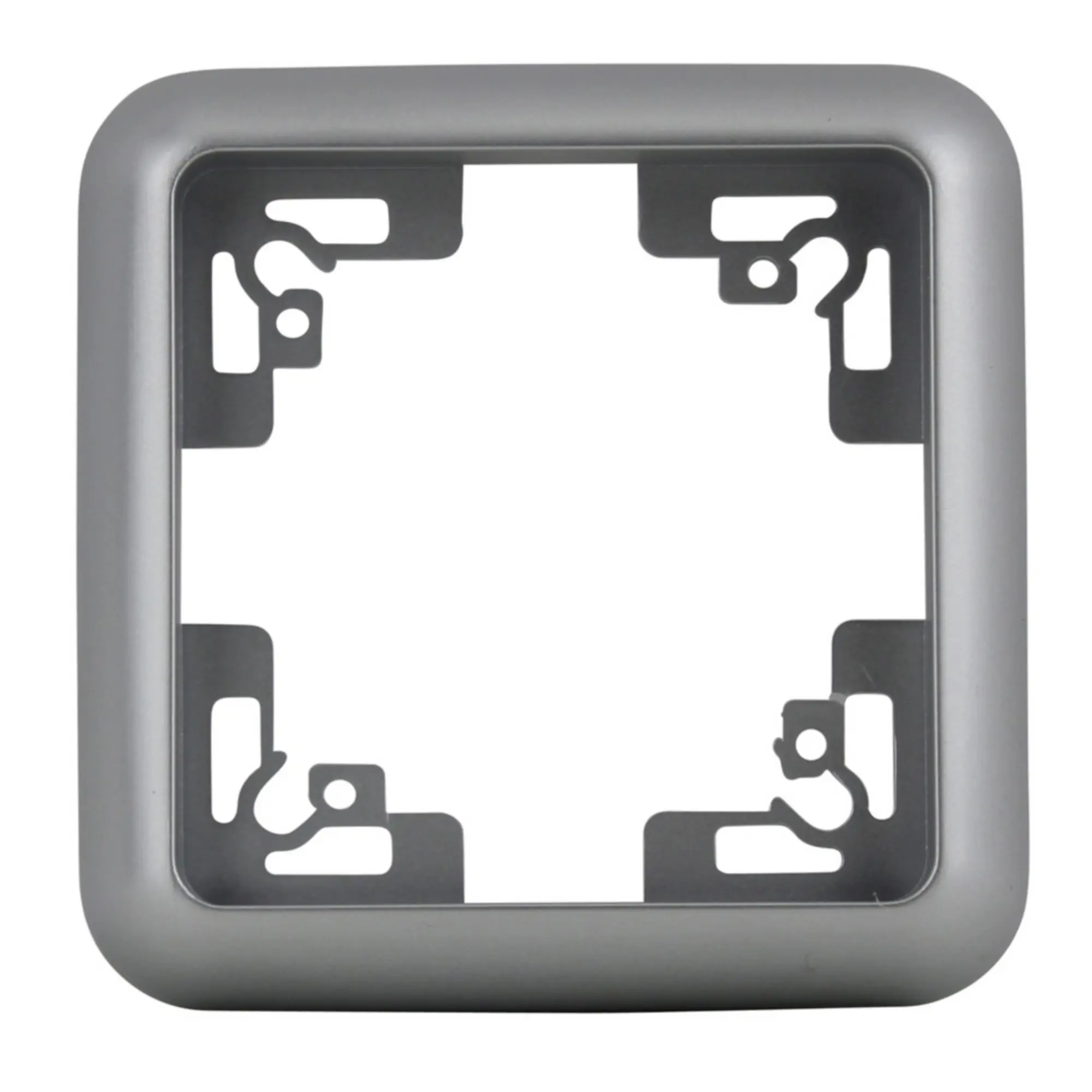 Unitec Abdeckrahmen Montreal 1-fach S503 silber