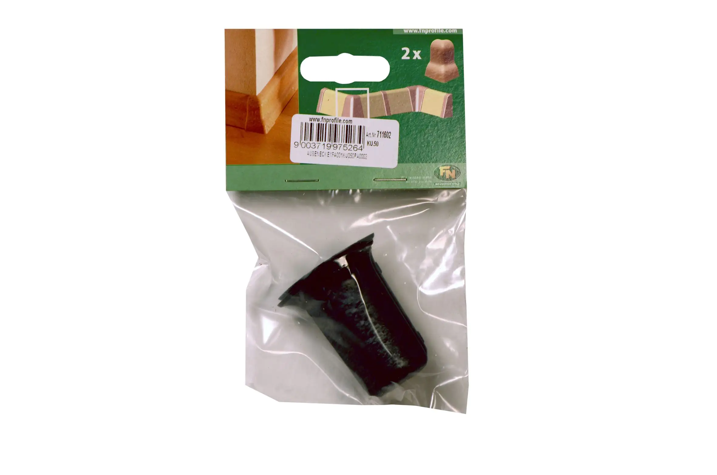 Außeneck für Kunststoffleiste KU.050 ölschiefer