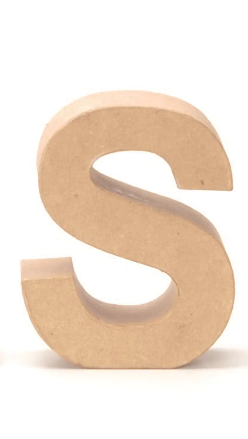 7610877466163 Glorex Papp-Buchstabe S 17,5 x 5,5 cm