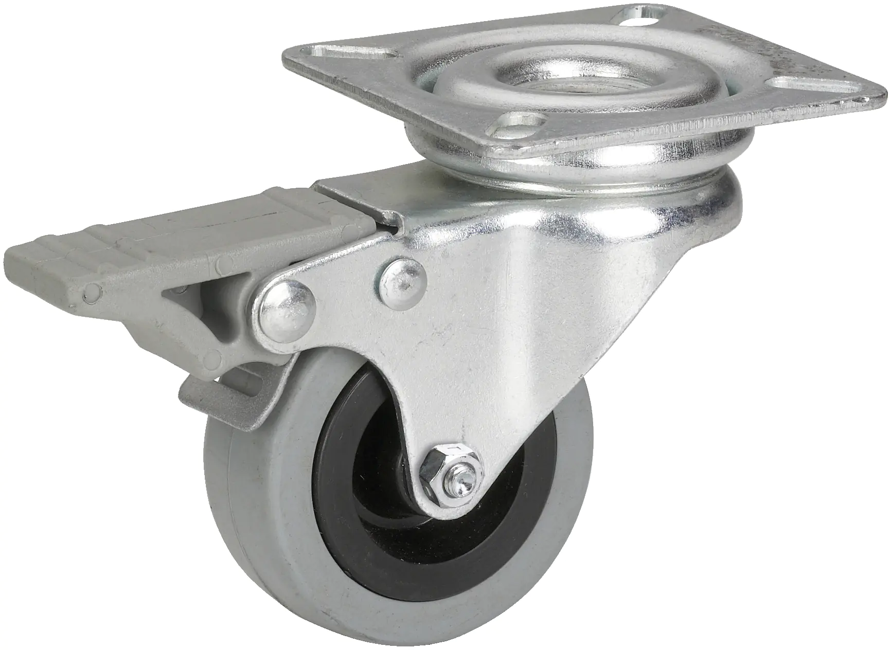 Lenkrolle mit Totalfeststeller 50 x 20 x 73 mm, Tragkr. 45kg Lenkrolle mit Totalfeststeller 50 x 20 x 73 mm, Tragkr. 45kg