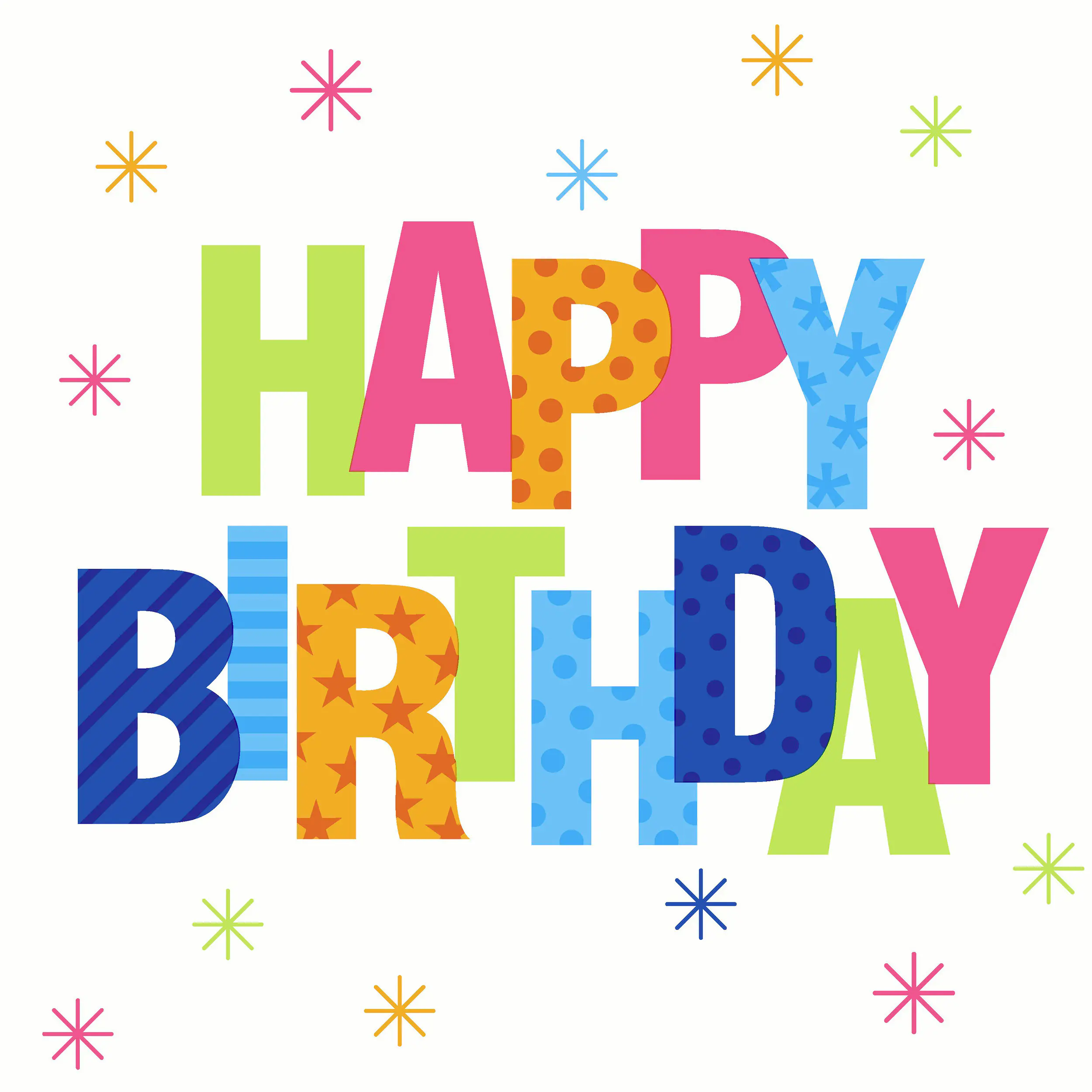 Duni Servietten Birthday Star 33 x 33 cm - 20er Pack