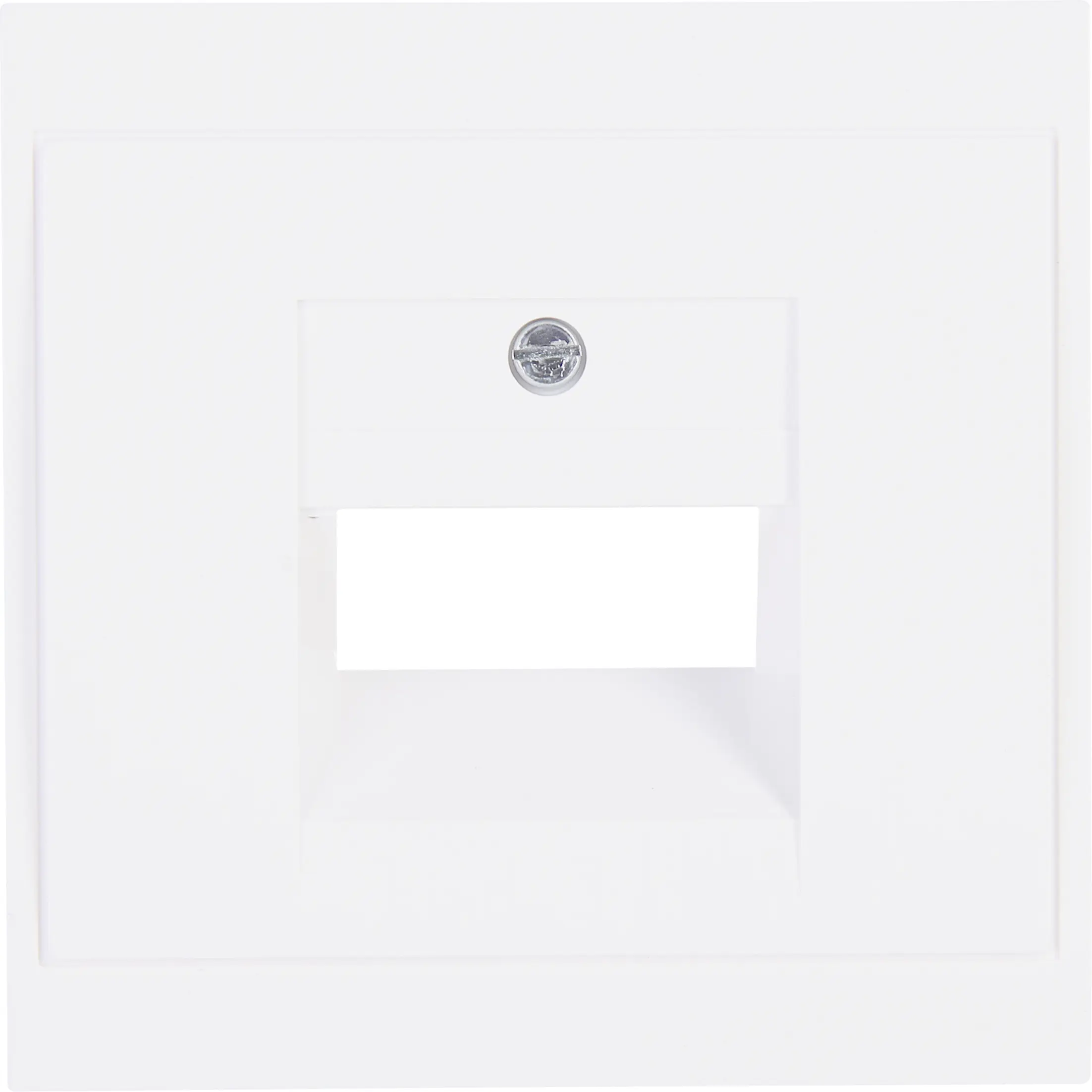 Kopp UAE-Abdeckung für 1-2 Anschlüsse Malta, arktisweiß, 333113185