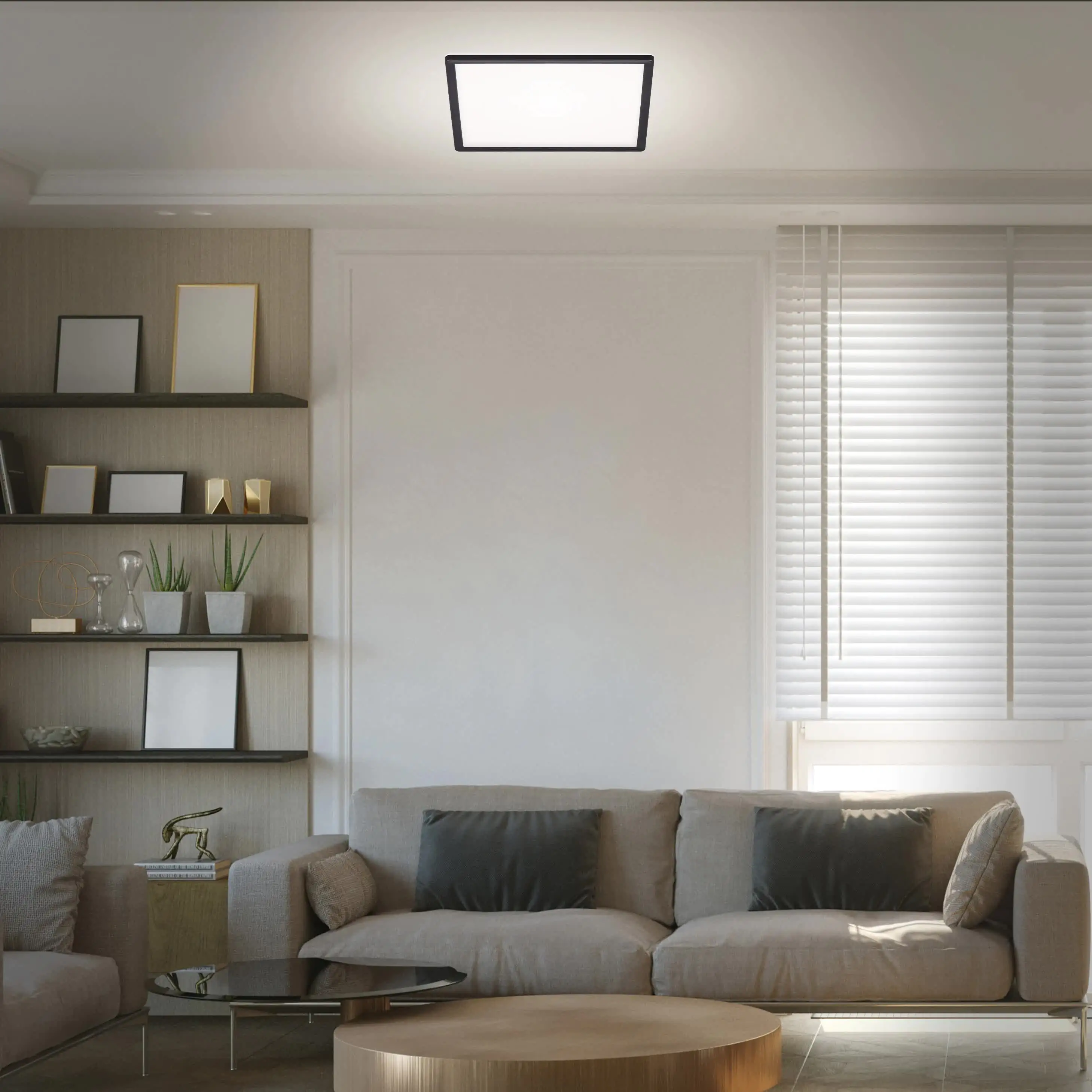 Di-Ka ultraflaches LED Panel Slim 42 x 42 cm schwarz mit Backlight Di-Ka ultraflaches LED Panel Slim 42 x 42 cm schwarz mit Backlight