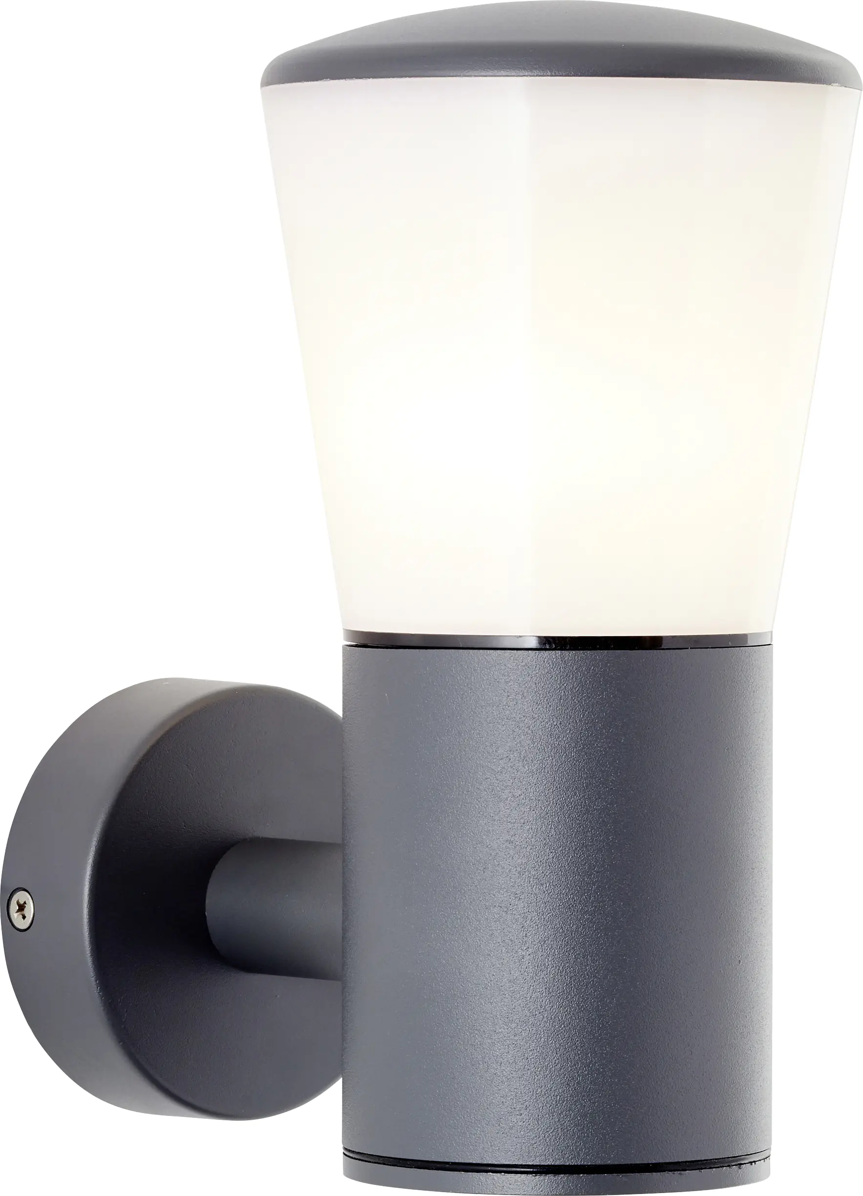 Brilliant LED Außen-Wandleuchte Cliffi aluminium E27 dimmbar