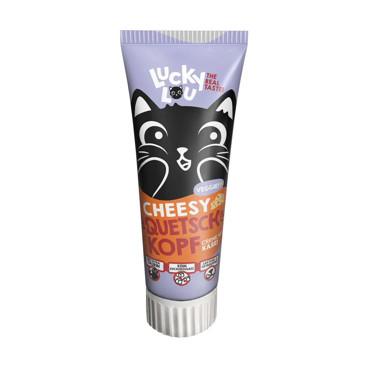 Lucky Lou Quetschkopf Katzensnack getreidefrei Adult 75 g Käse