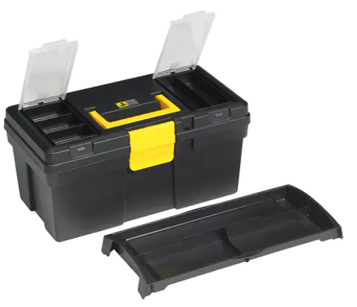 Allit Werkzeugkoffer McPlus Promo 16 schwarz gelb PP mit Trageschale, ohne Inhalt Allit Werkzeugkoffer McPlus Promo 16 schwarz gelb PP mit Trageschale, ohne Inhalt