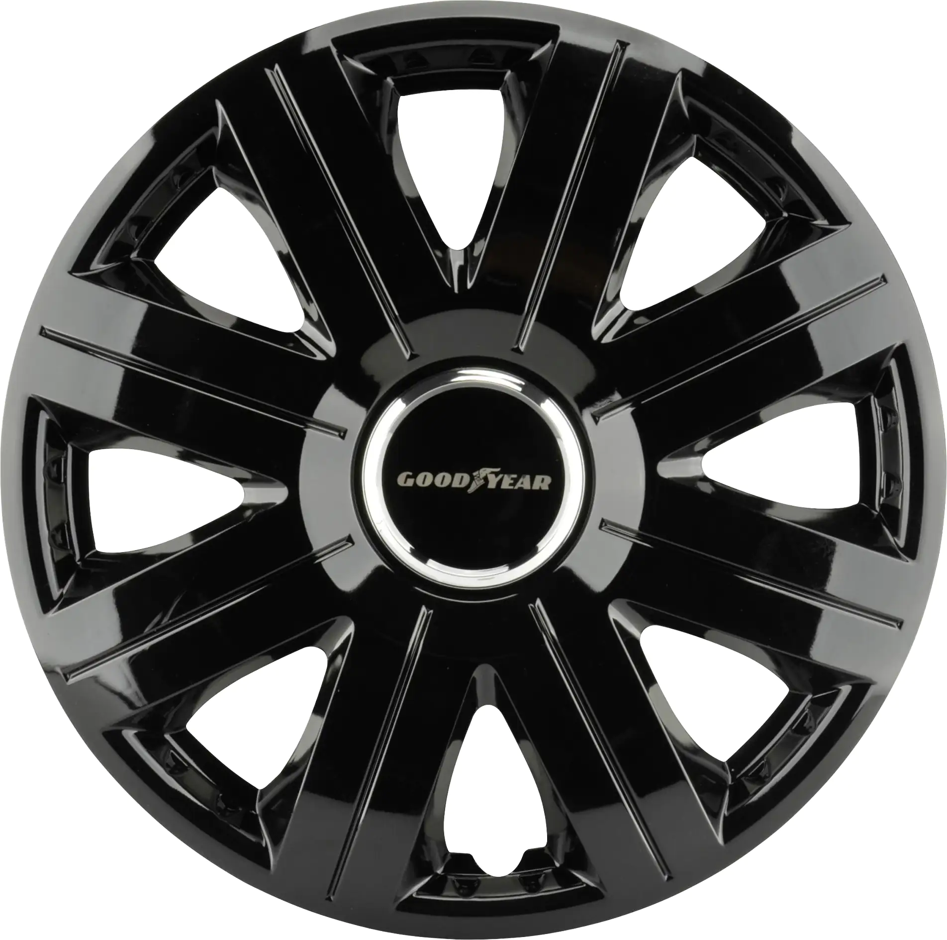 Goodyear Radzierblende Flexo 40 cm (16 Zoll) schwarz Chromring 4 Stück