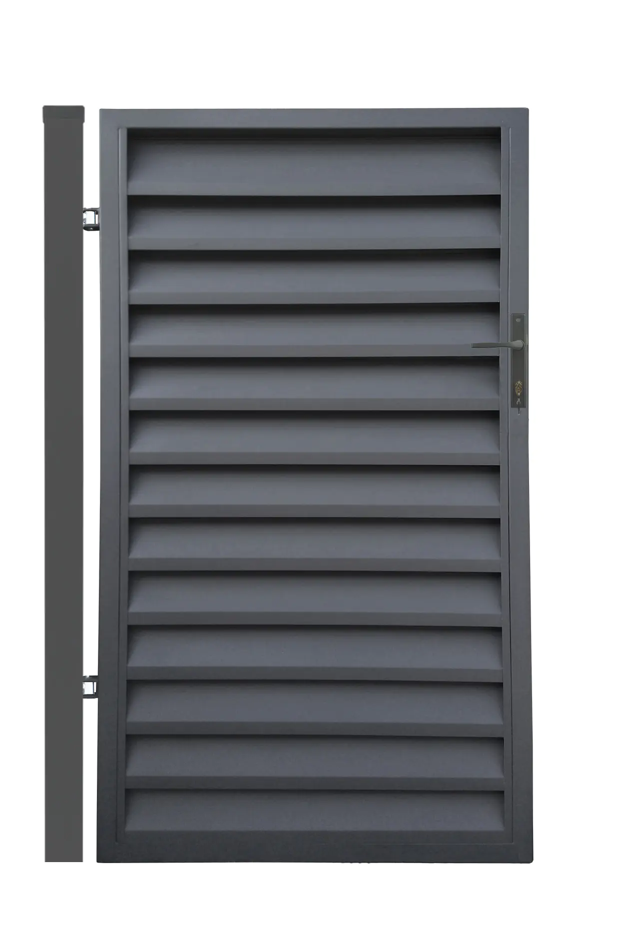 Polbram Einzeltor-Set Ulrich 120 DIN links inkl. Pfosten und Zubehör