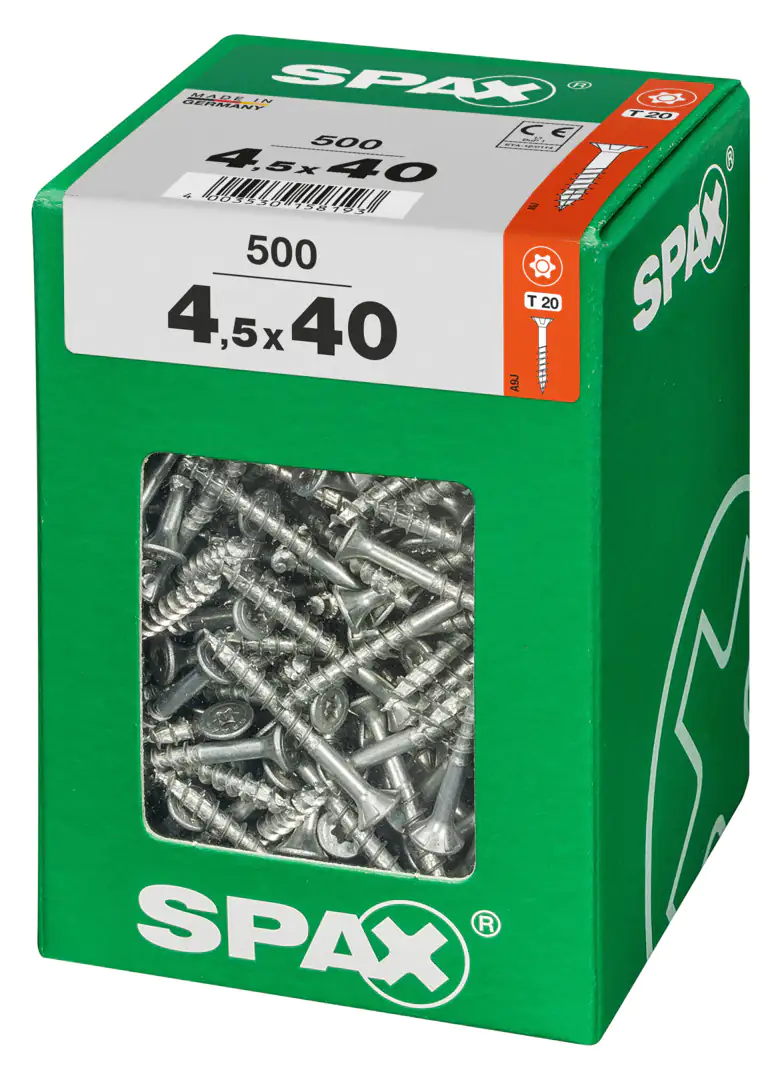 Spax Universalschrauben 4.5 x 40 mm TX 20 - 500 Stk.