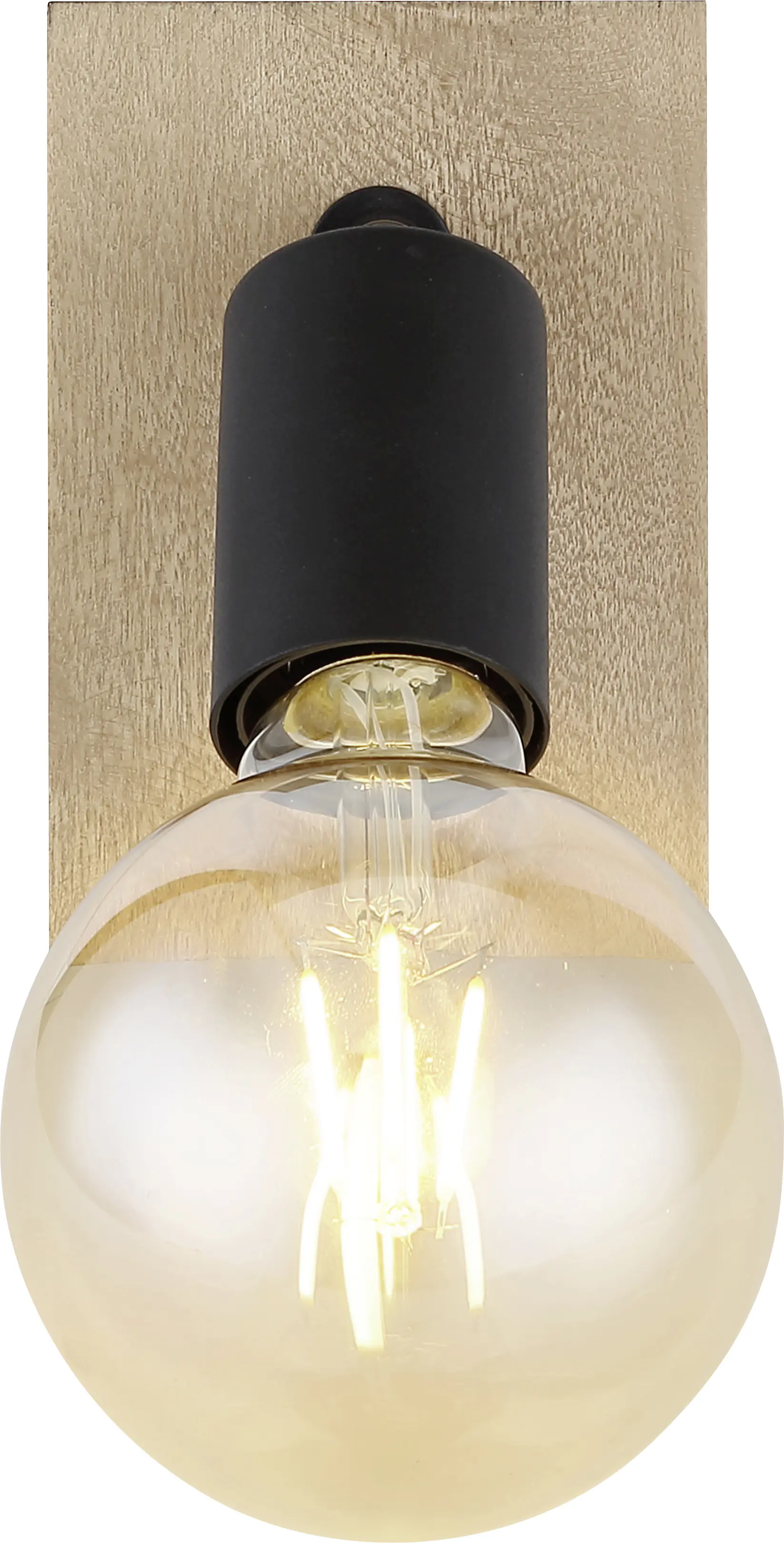 Globo 1er Spot Martha schwarz-braun 10 x 9 cm E27, max. 60 W