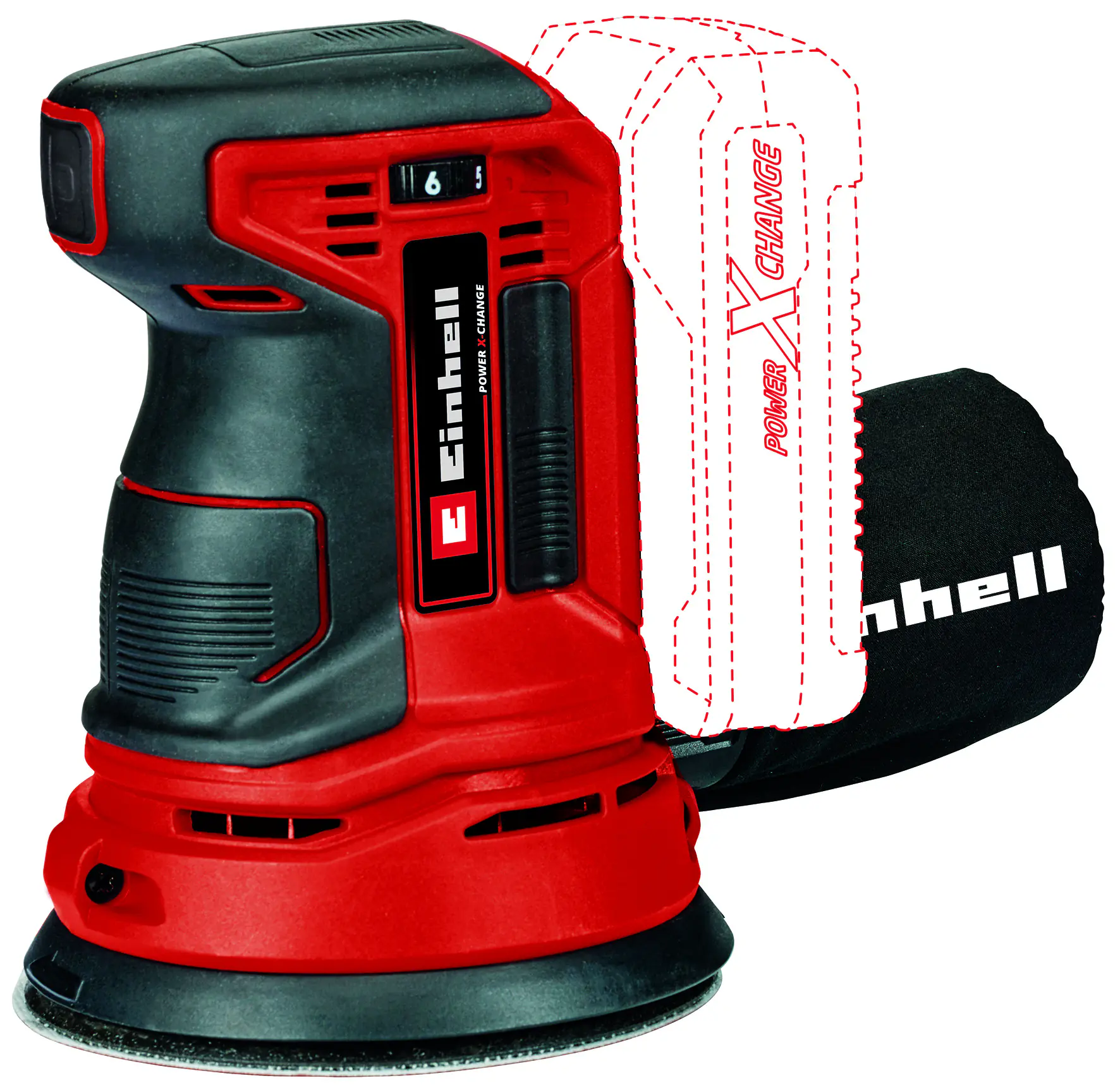 Einhell Akku-Exzenterschleifer TE-RS 18 Li Solo 18 V Einhell Akku-Exzenterschleifer TE-RS 18 Li Solo 18 V