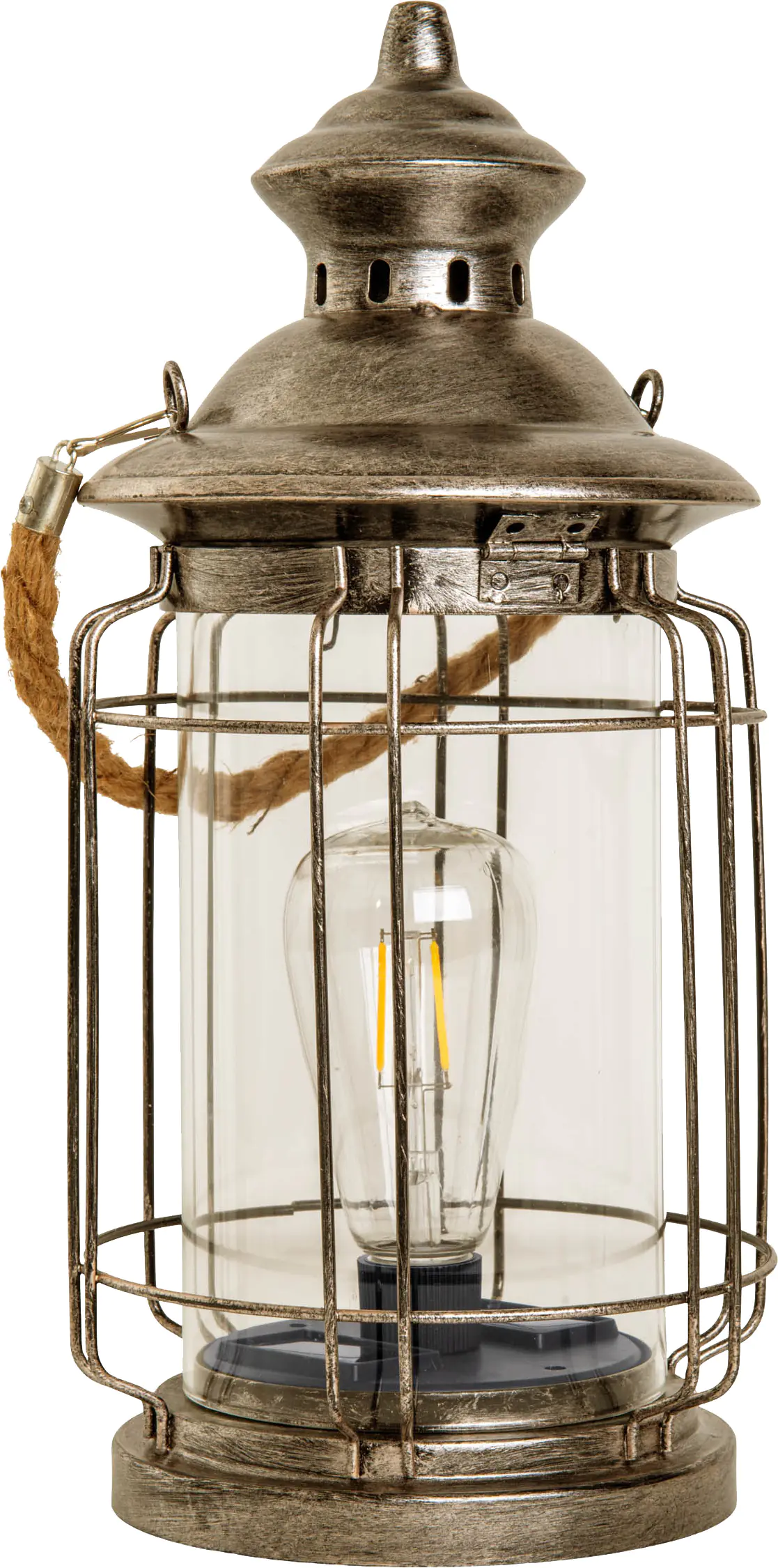 Light & More LED Solarleuchte kupfer 36 x 17 x 17 cm  Light & More LED Solarleuchte kupfer 36 x 17 x 17 cm