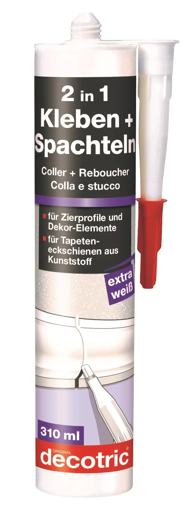Decotric 2in1 Kleben und Spachteln 310 ml