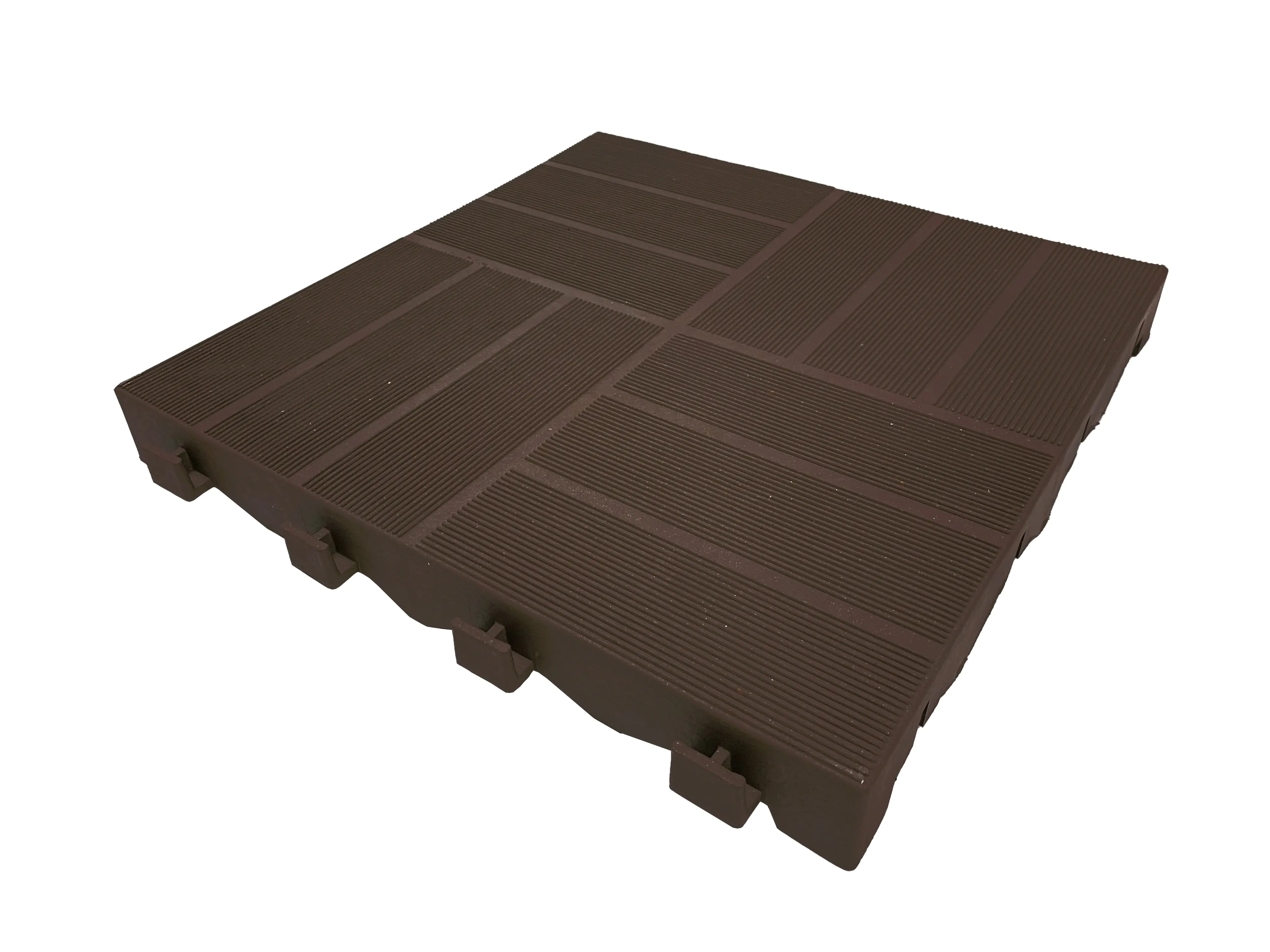 ONEK WPC-Klickfliese braun 40 x 40 x 4,5 cm 1 Stück ONEK WPC-Klickfliese braun 40 x 40 x 4,5 cm 1 Stück