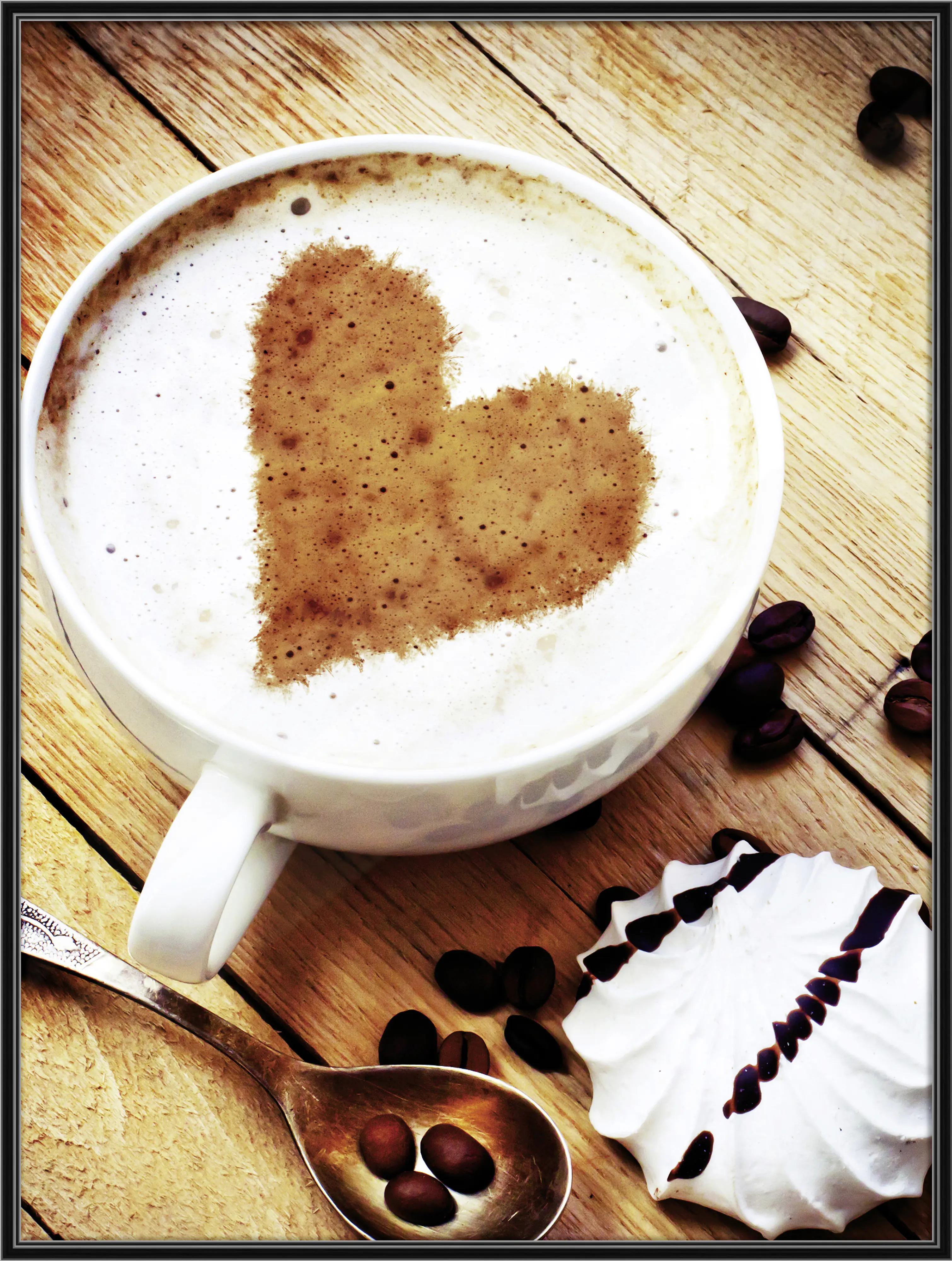 Kunststoff Bilderrahmen Design Frames schwarz, 60 x 80 cm