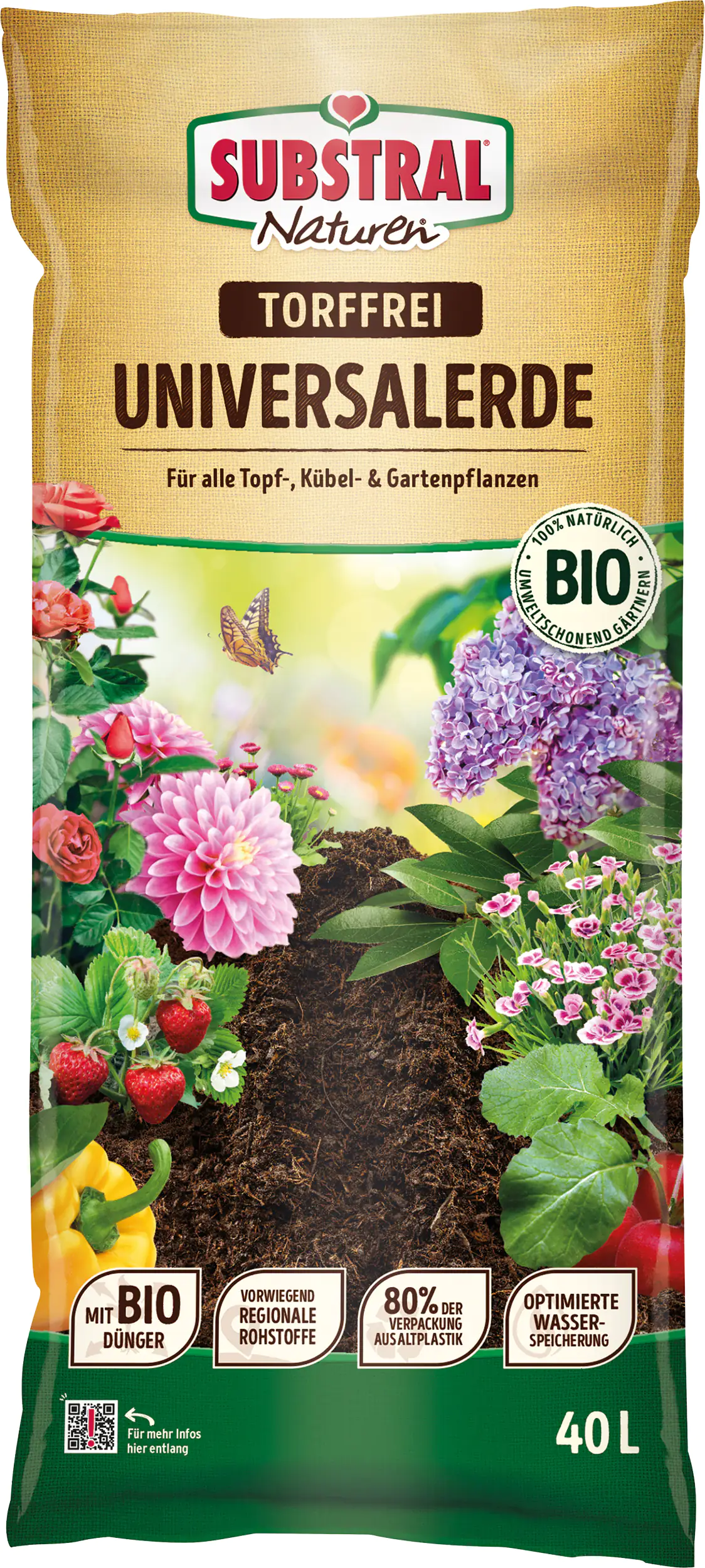 Substral Naturen Universalerde 40 L torffrei Substral Naturen Universalerde 40 L torffrei