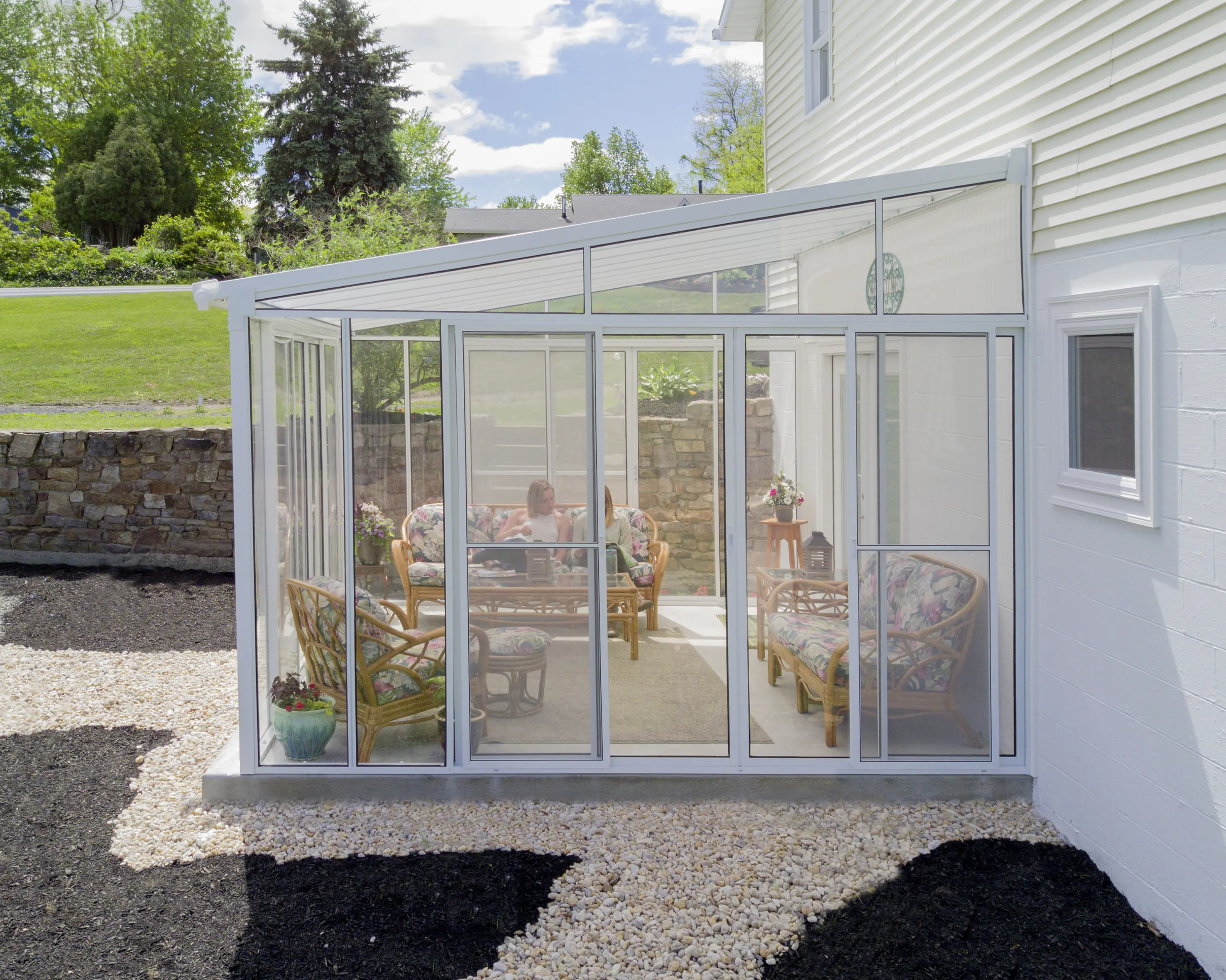 Canopia Wintergarten SanRemo 425 x 400 cmweiß 425 x 400 x 310 cm (BxTxH)