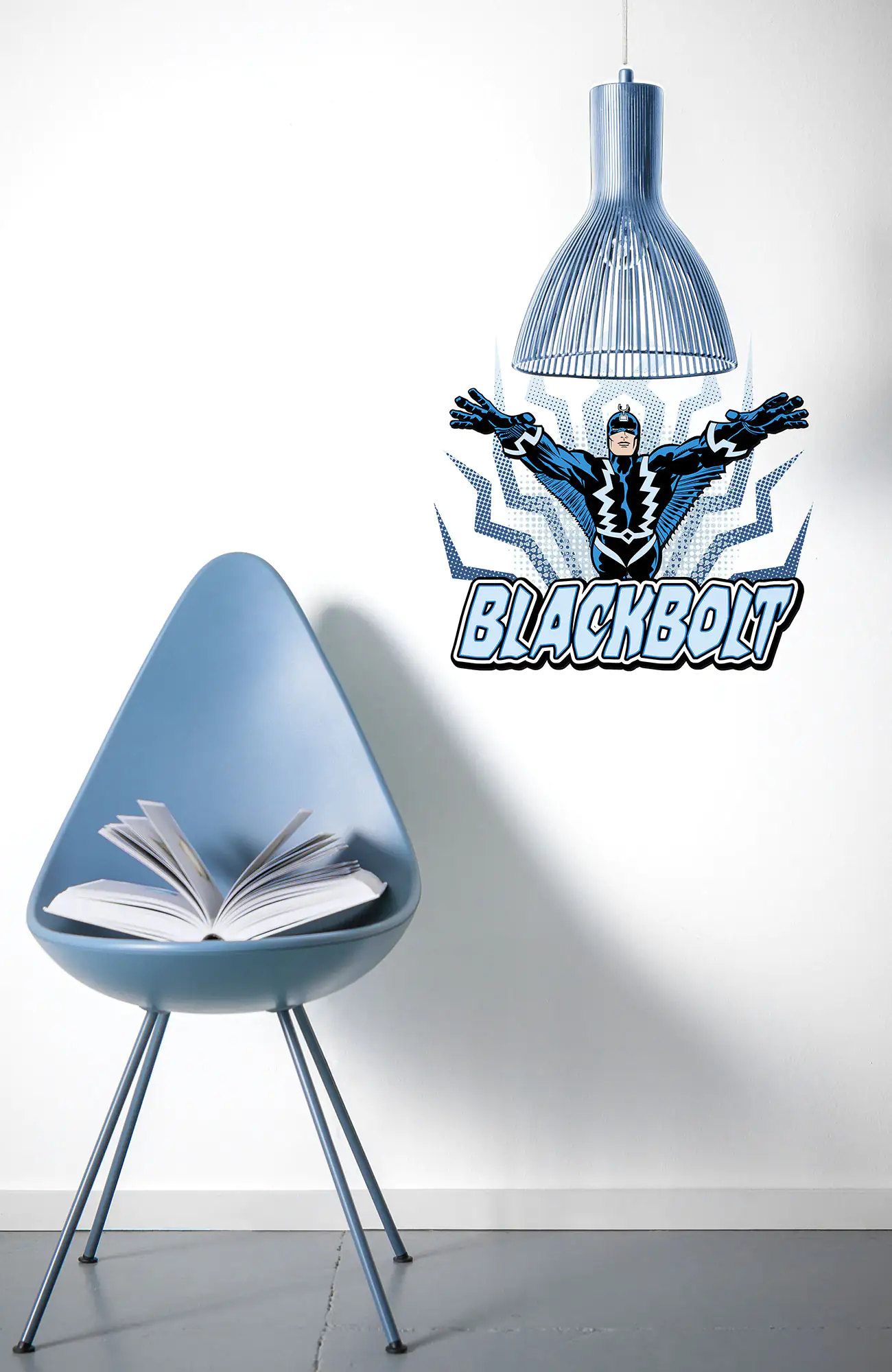Komar Dekosticker Blackbolt Classic 50 x 70 cm Komar Dekosticker Blackbolt Classic 50 x 70 cm