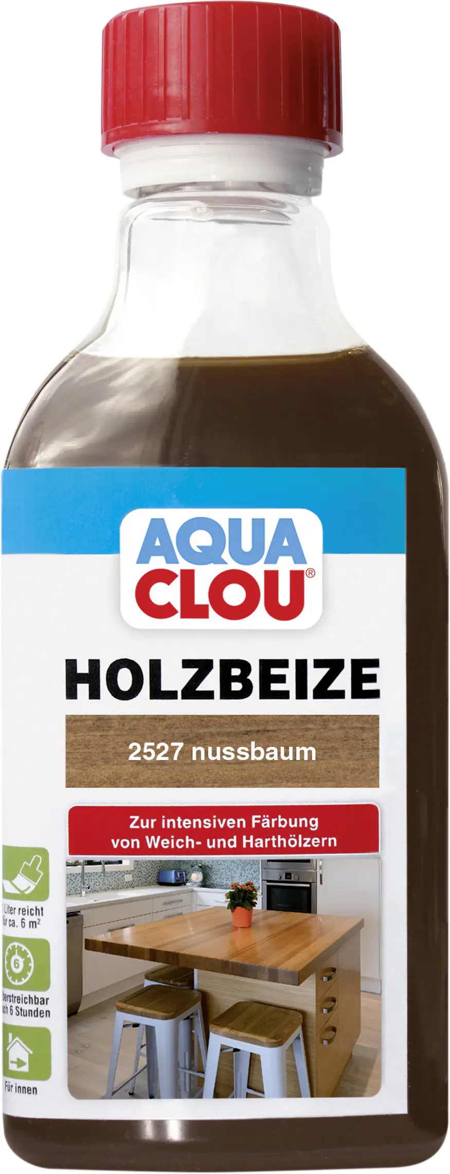 Aqua Clou Holzbeize 250 ml nussbaum