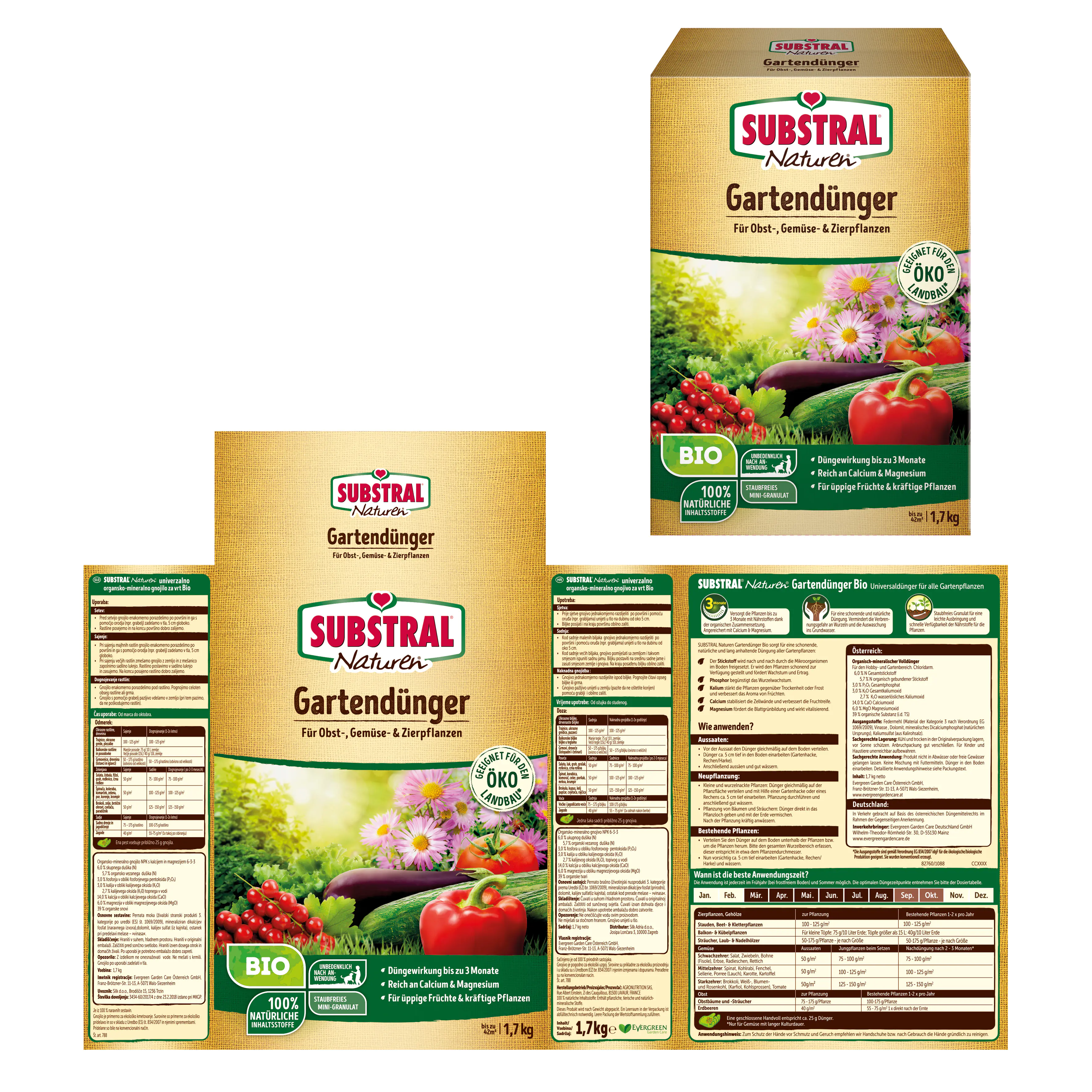 Naturen Bio Gartendünger 1,7 kg