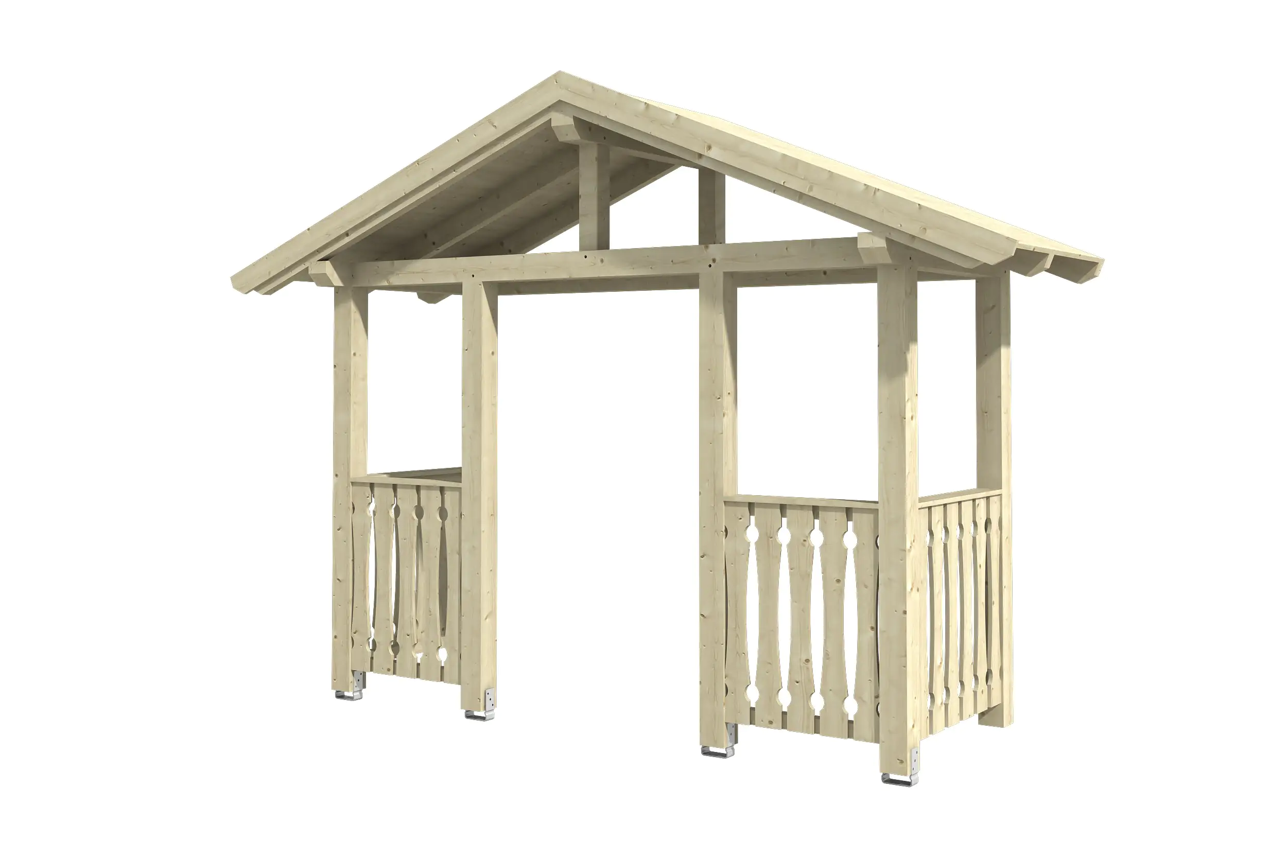 SKAN HOLZ Vordach Stralsund Typ 6 360 x 139 cm, natur