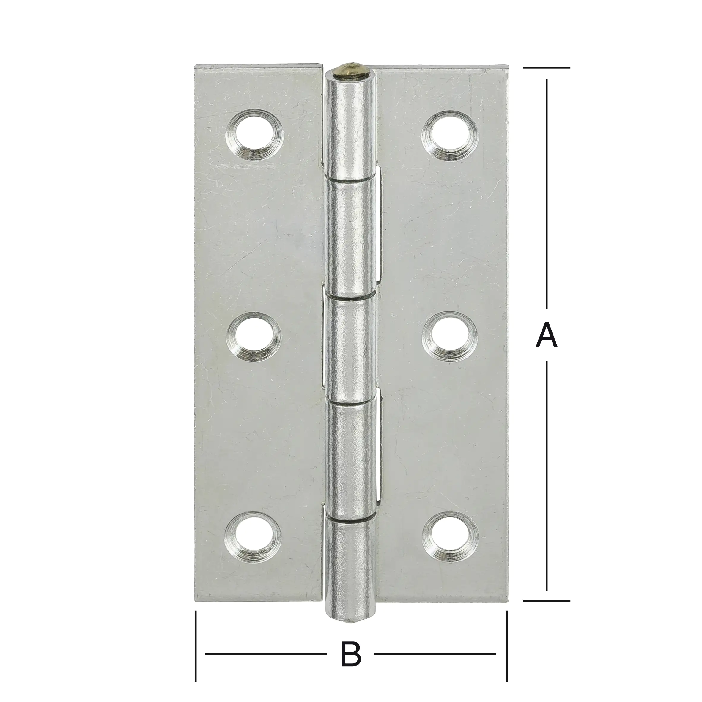 Vormann Schmale Scharniere verzinkt 25 x 20 mm