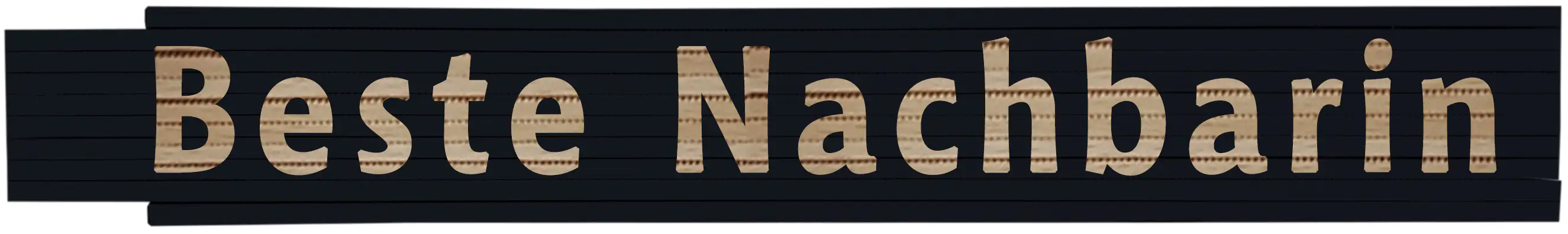 4018945162277 Zollstock beste Nachbarin 2 m schwarz