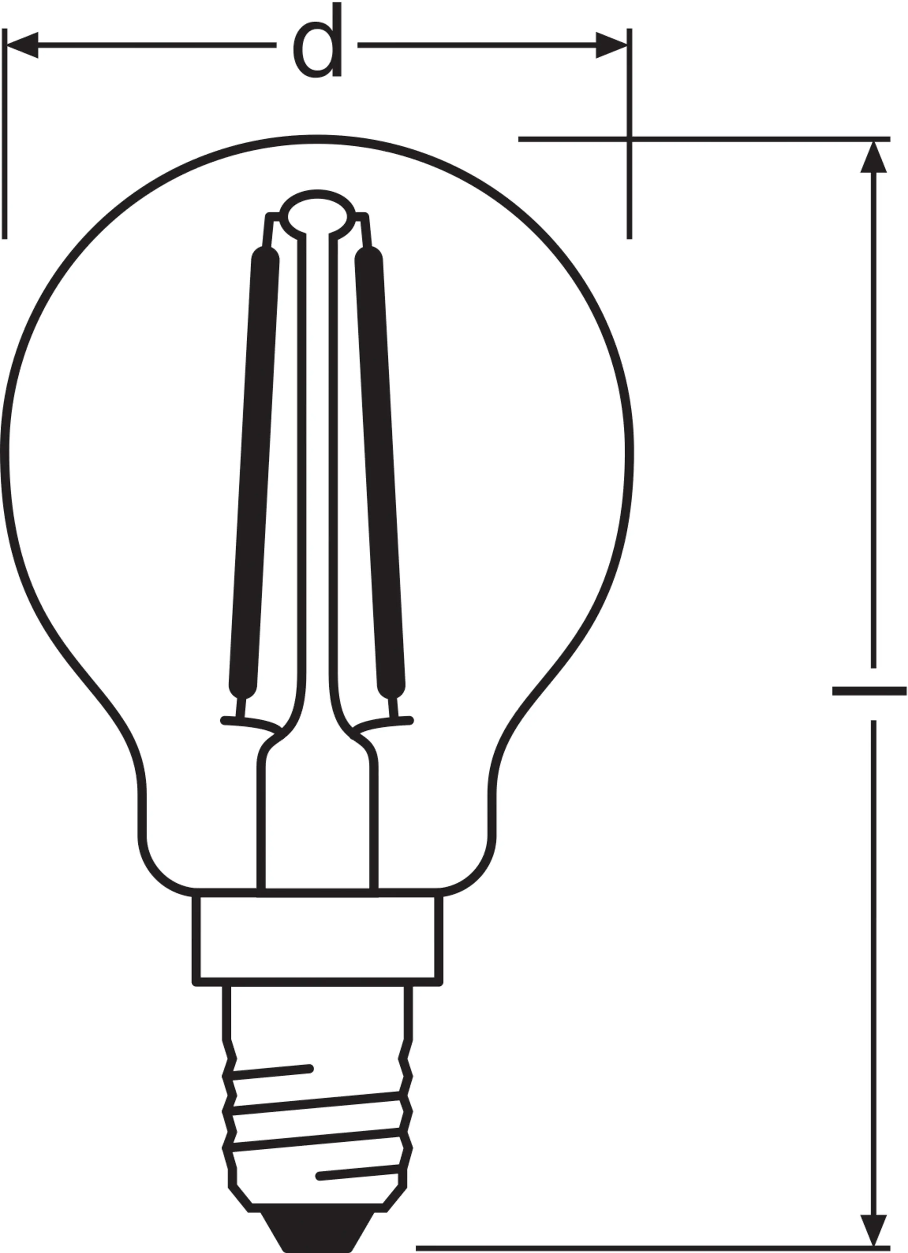Bellalux LED Leuchtmittel Klassik P25 E14 2,5 W neutralweiß weiß matt