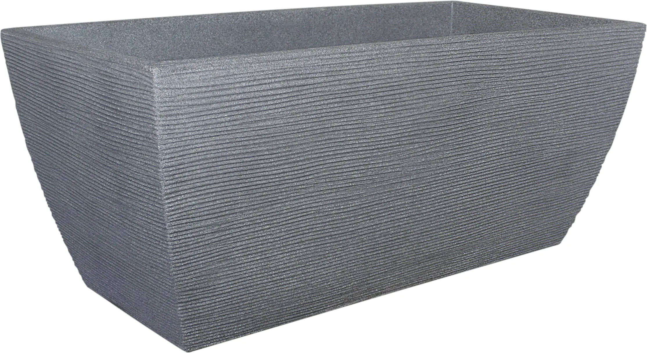 Geli Pflanztrog mit Rillen 80 x 40 x 34 cm betonfarbe Geli Pflanztrog mit Rillen 80 x 40 x 34 cm betonfarbe