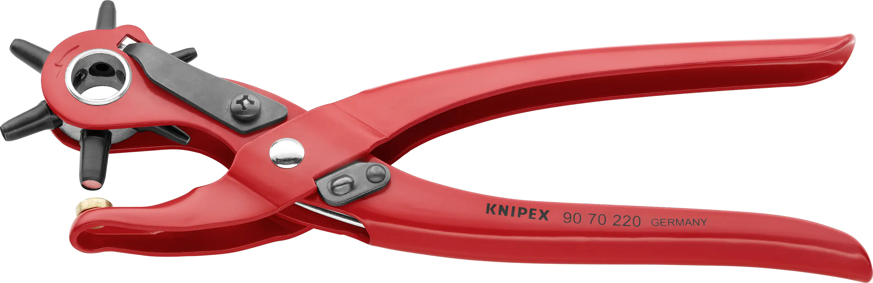 Knipex Revolverlochzange 220 mm pulverbeschichtet