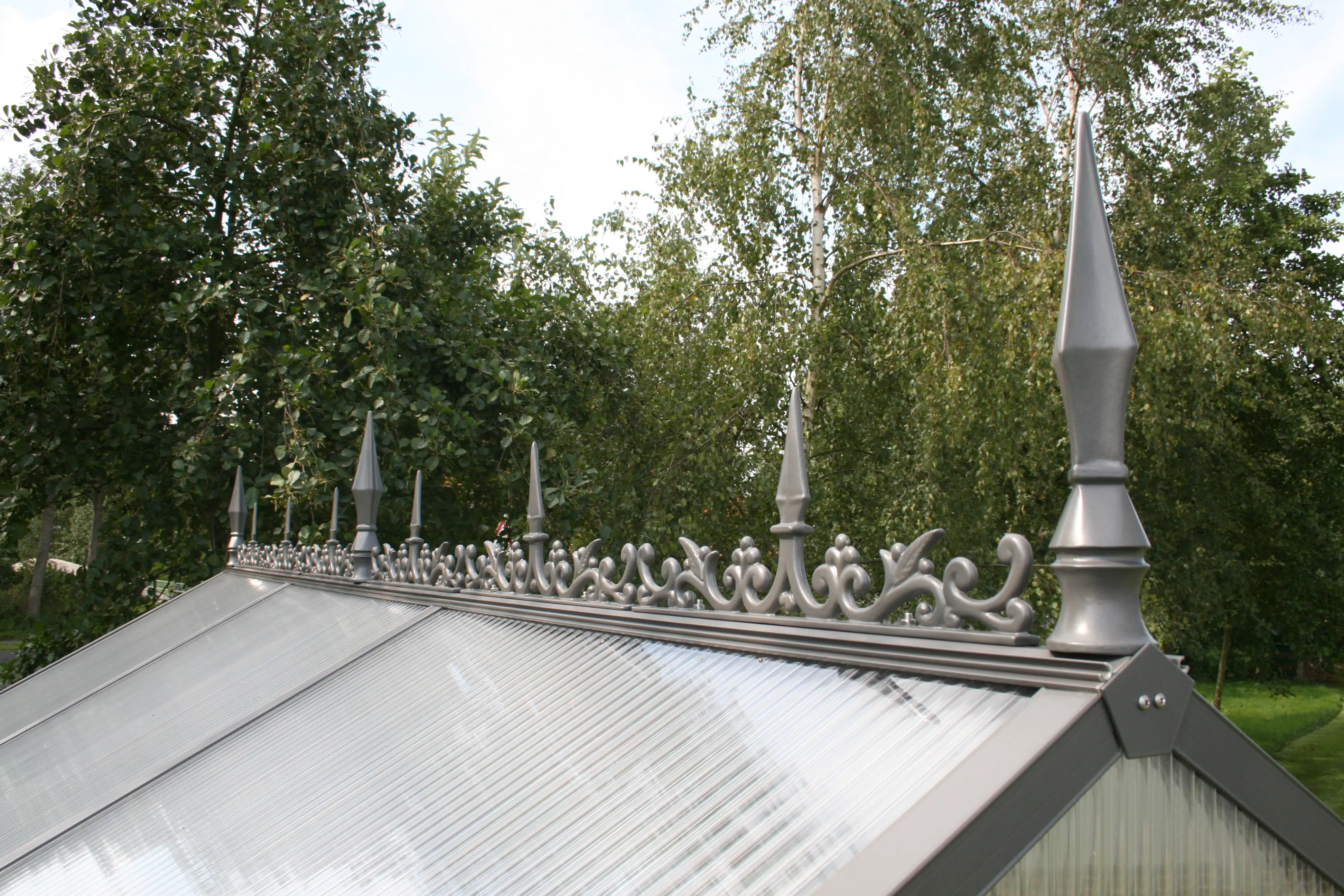 KGT Firstverzierung f. Gewächshaustyp III anthrazit-grau