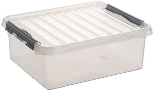 Sunware Aufbewahrungsbox Q-Line 25L transparent 50 x 40 x 18 cm Sunware Aufbewahrungsbox Q-Line 25L transparent 50 x 40 x 18 cm