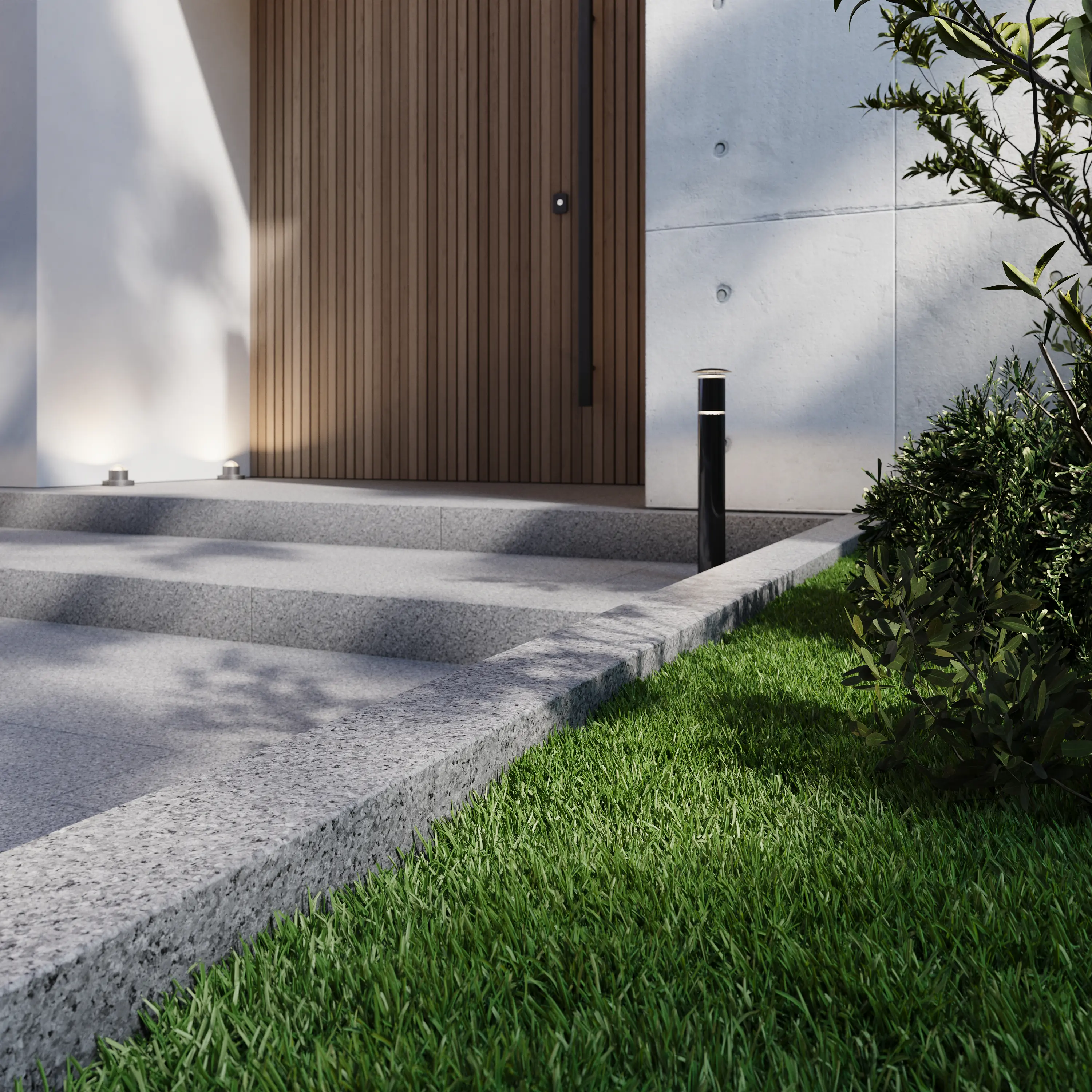 Kantenstein Granit 100 x 20 x 6 cm grau