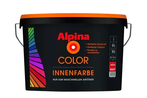 Alpina Color Wandfarbe matt konservierungsmittelfrei - jetzt Farbton mischen