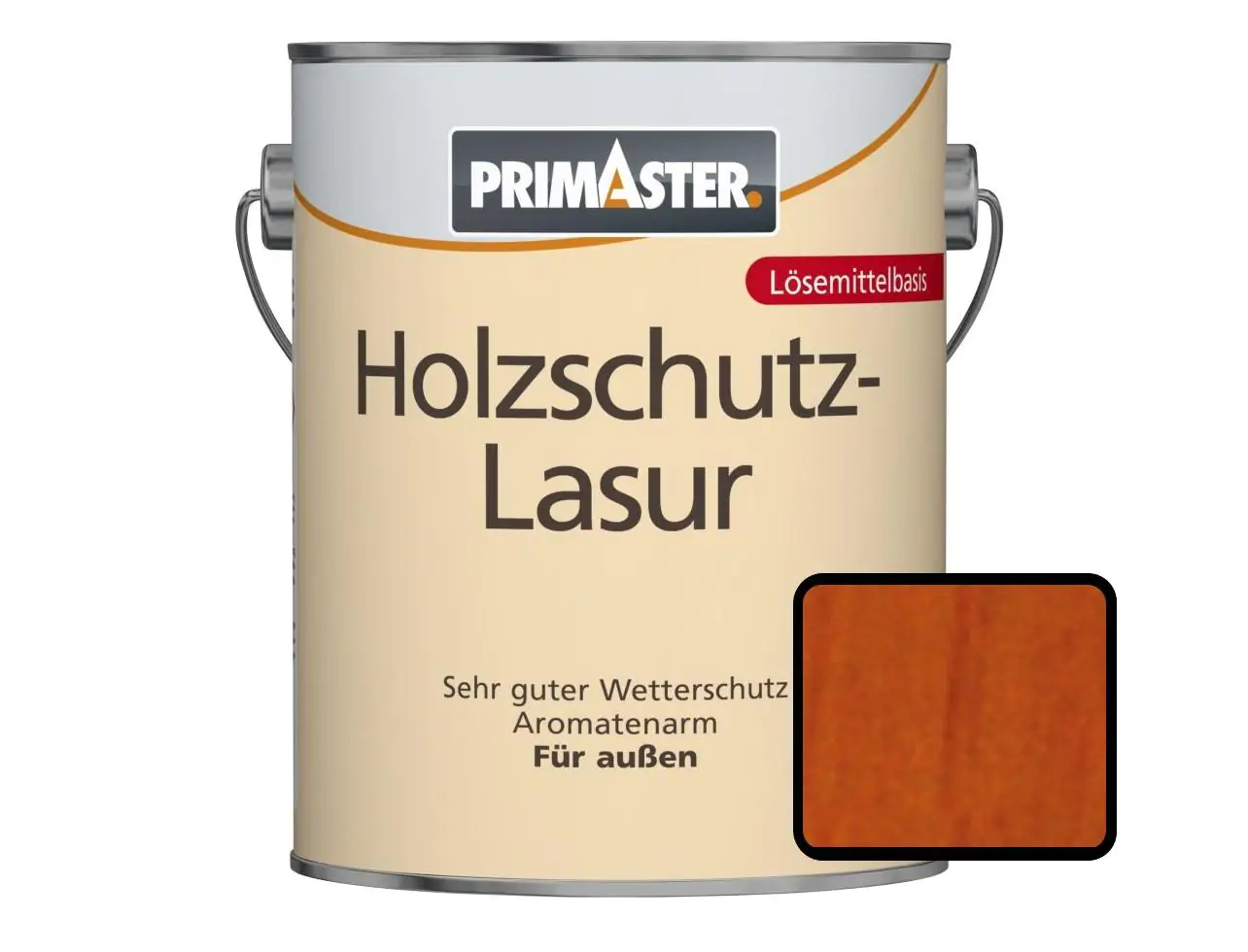 Primaster Holzschutzlasur 2,5 L mahagoni Primaster Holzschutzlasur 2,5 L mahagoni