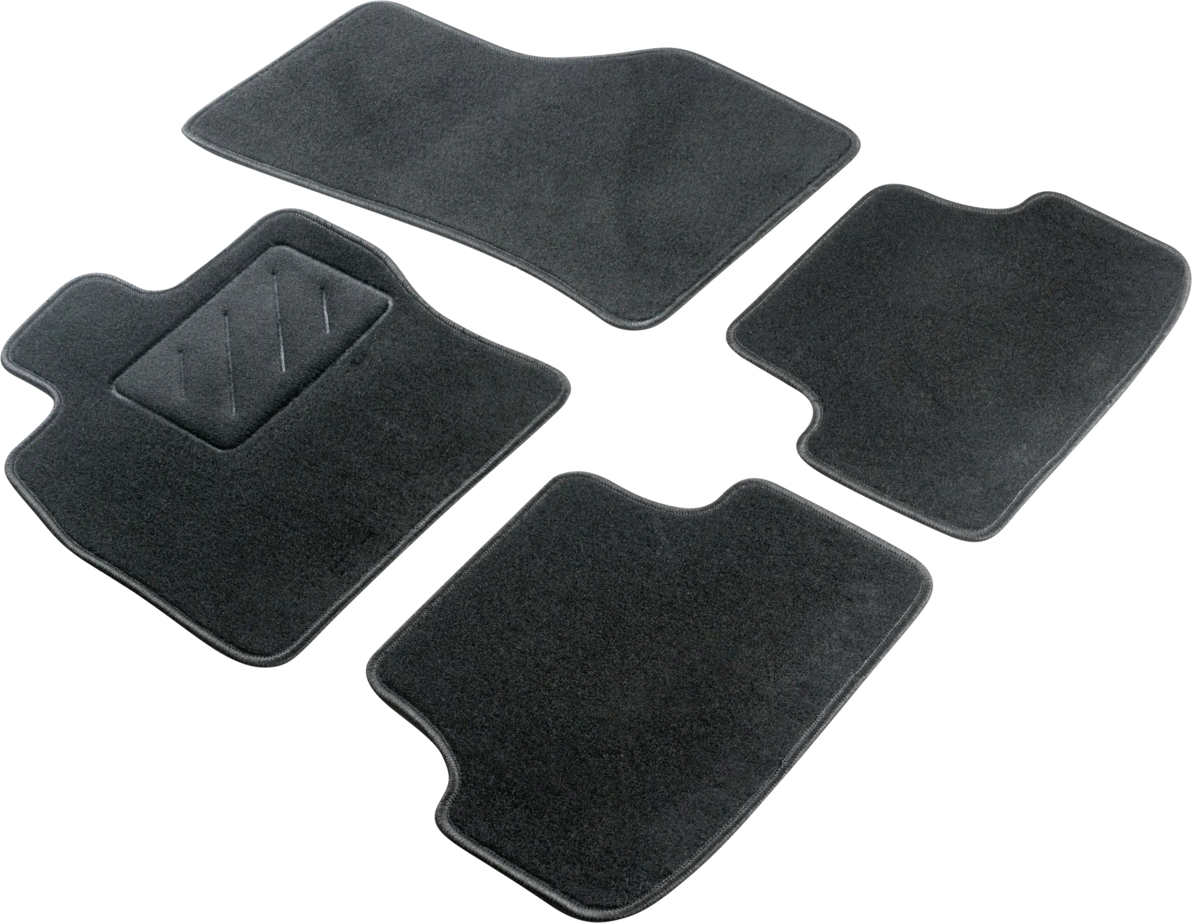 Walser Passform Fußmatten für BMW 1er (E87 5-Türer) Bj 09/2004-08/2011 4-teilig