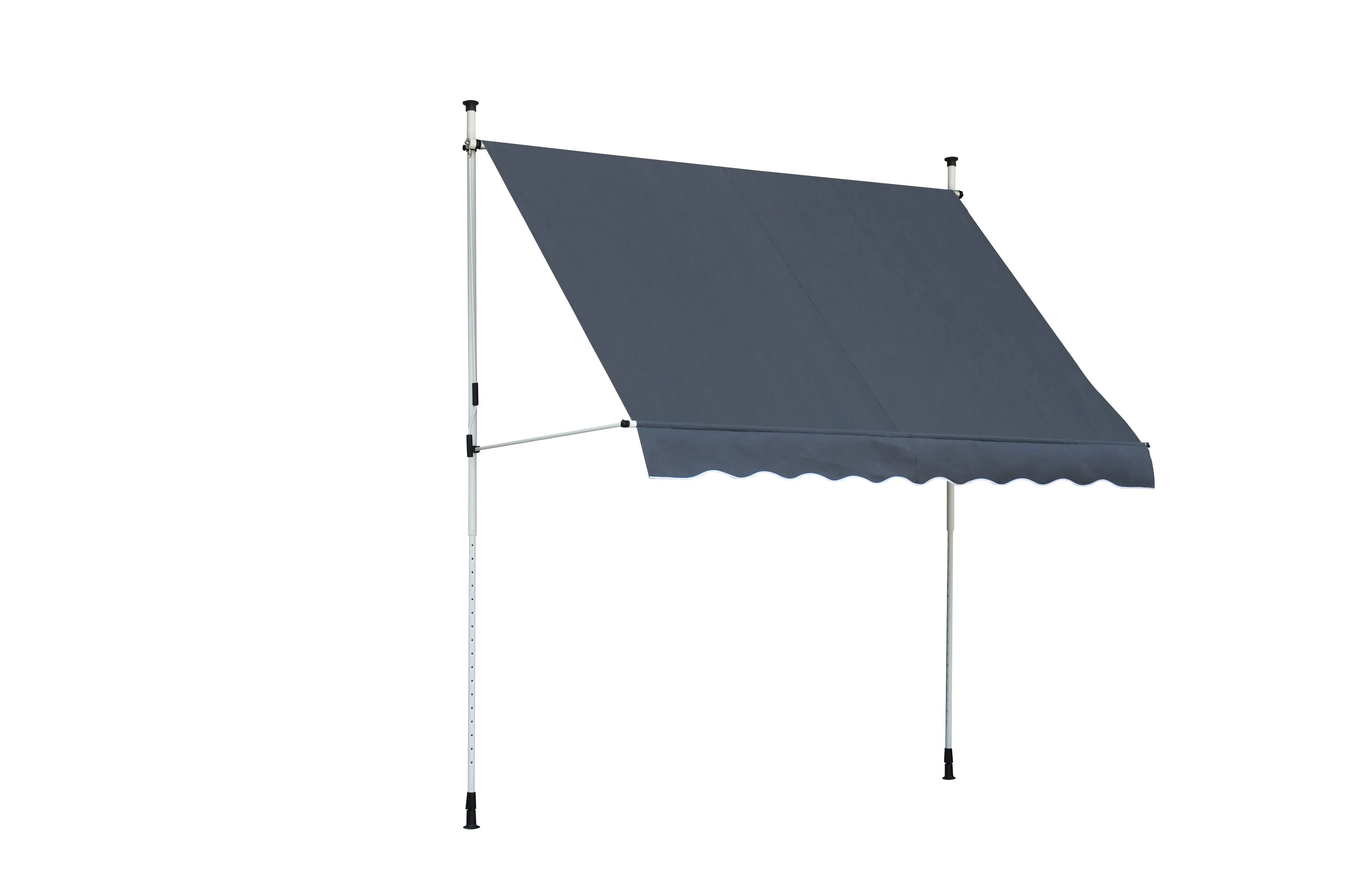 2077817015488 TrendLine Balkon-Markise 2,5 x 1,3 m grau