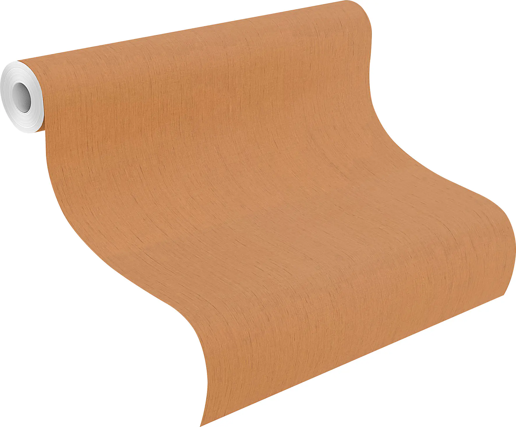 Rasch Vliestapete 746099 Orange-Braunorange Uni 10,05 m x 0,53 m