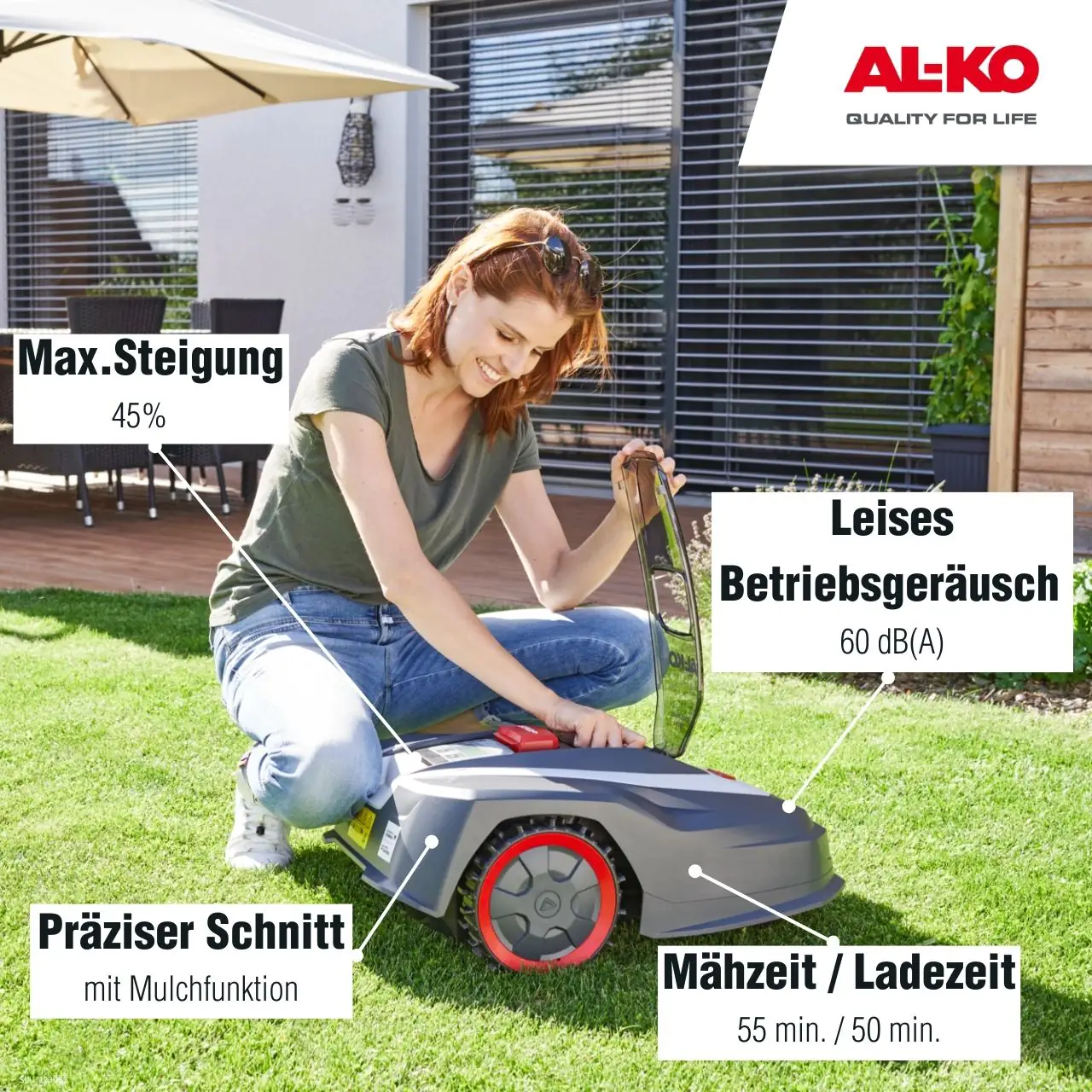 Alko Mähroboter Robolinho 550 W 20 cm Schnittbreite