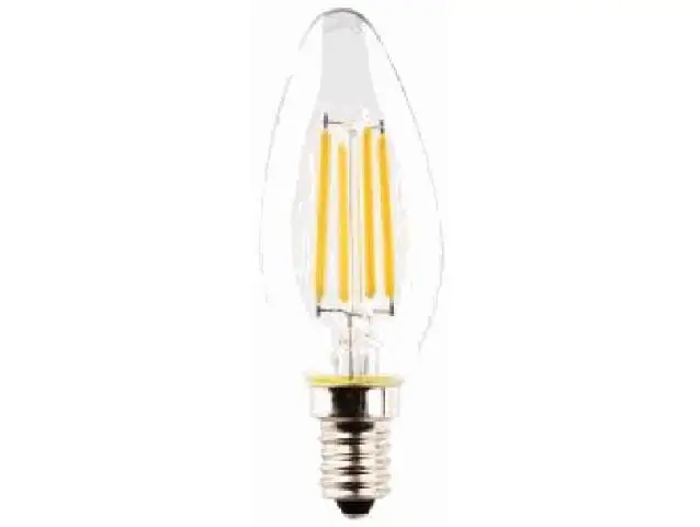 Müller Licht LED Kerzenlampe E14 4 W warmweiß 3er Pack