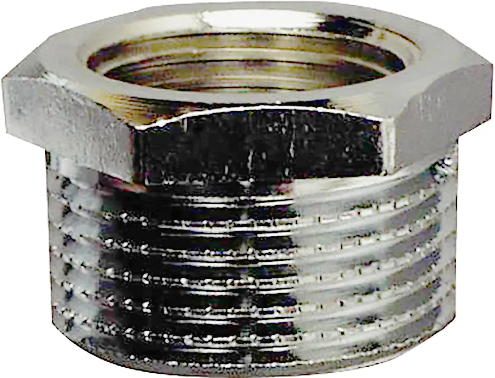 Cornat Reduzierstück messing verchromt 1/2" x 3/8" Innen- und Außengewinde