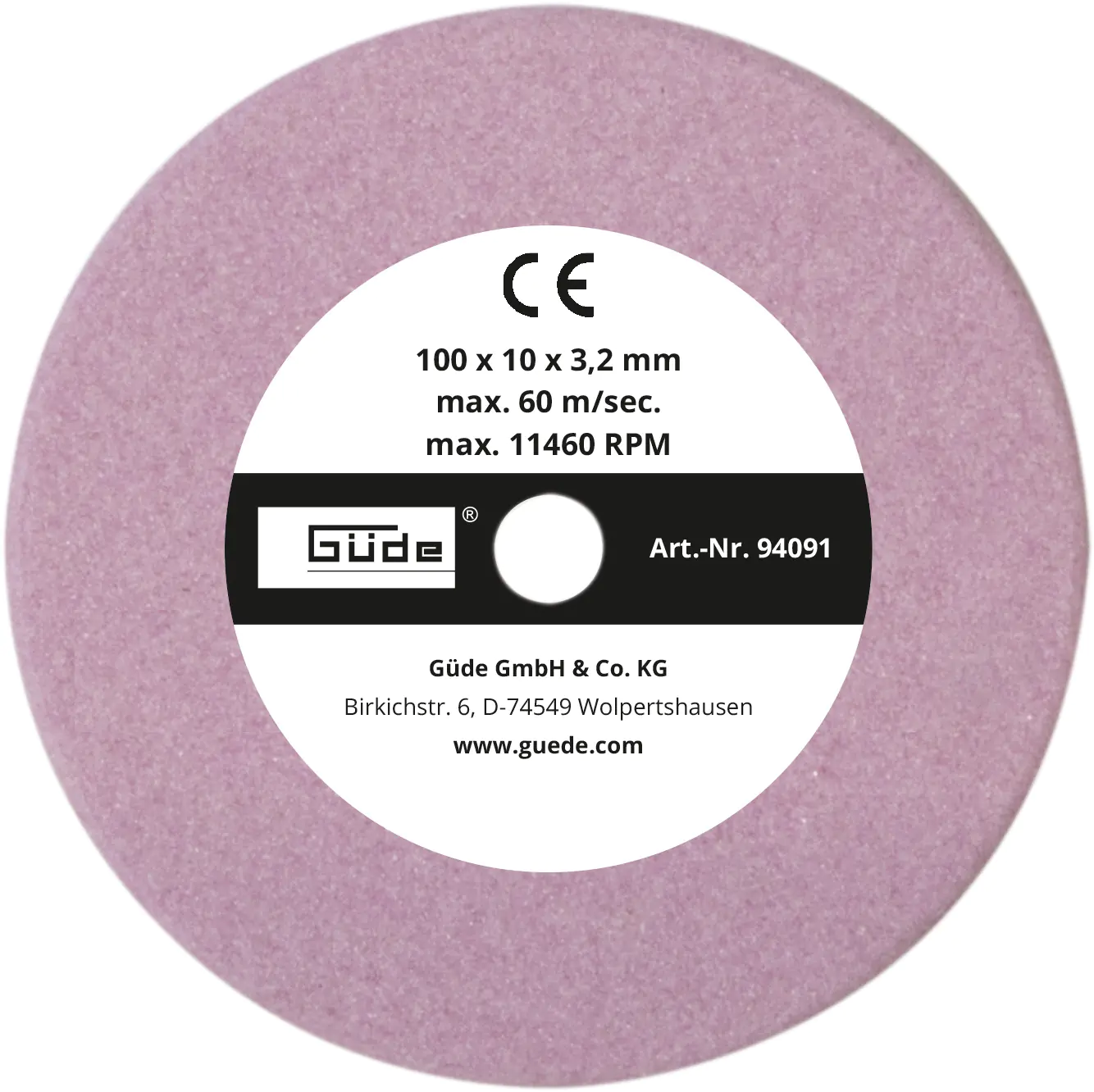 Güde Schleifscheibe 100 x 3,2 x 10 mm