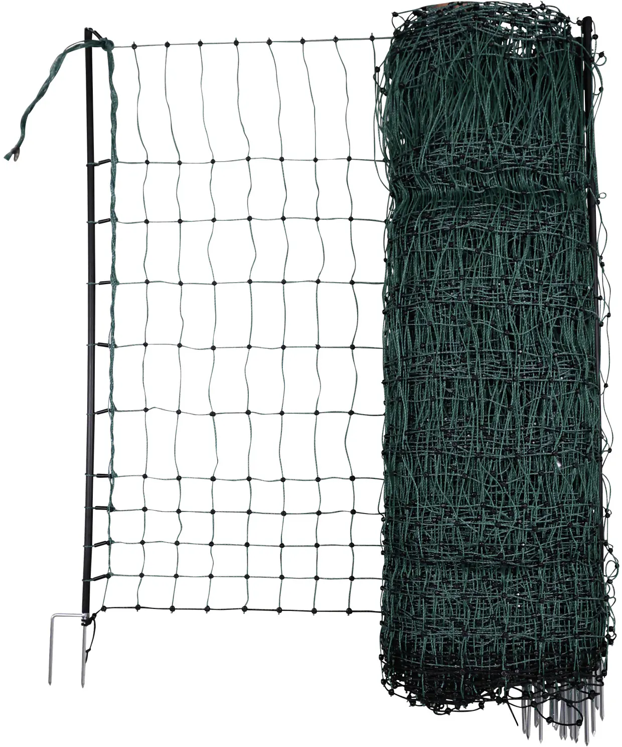 Kerbl Geflügelnetz 50 m grün H 106 cm mit Doppelspitze