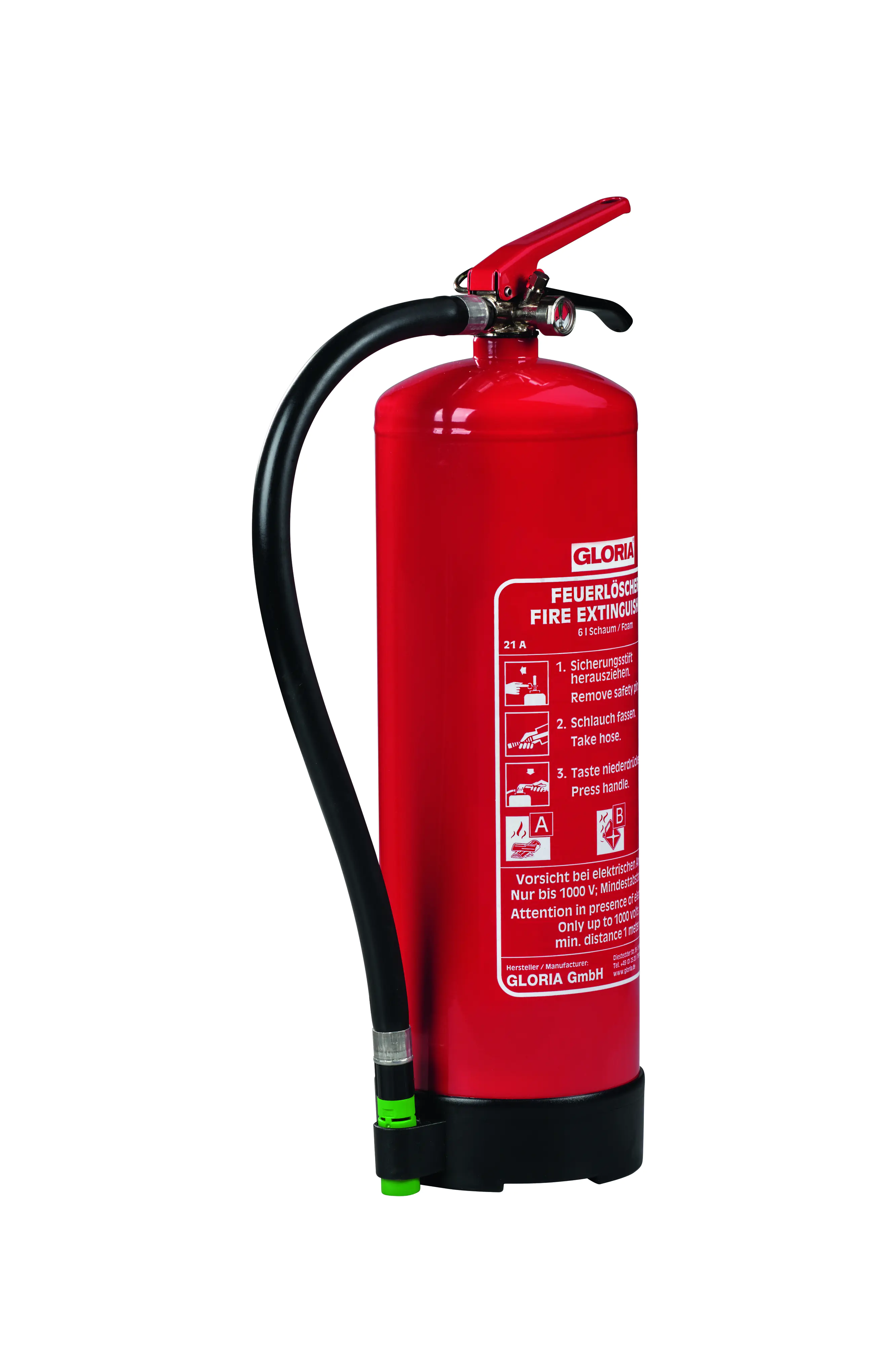 Protex Schaum-Feuerlöscher SD6-E 6 Liter
