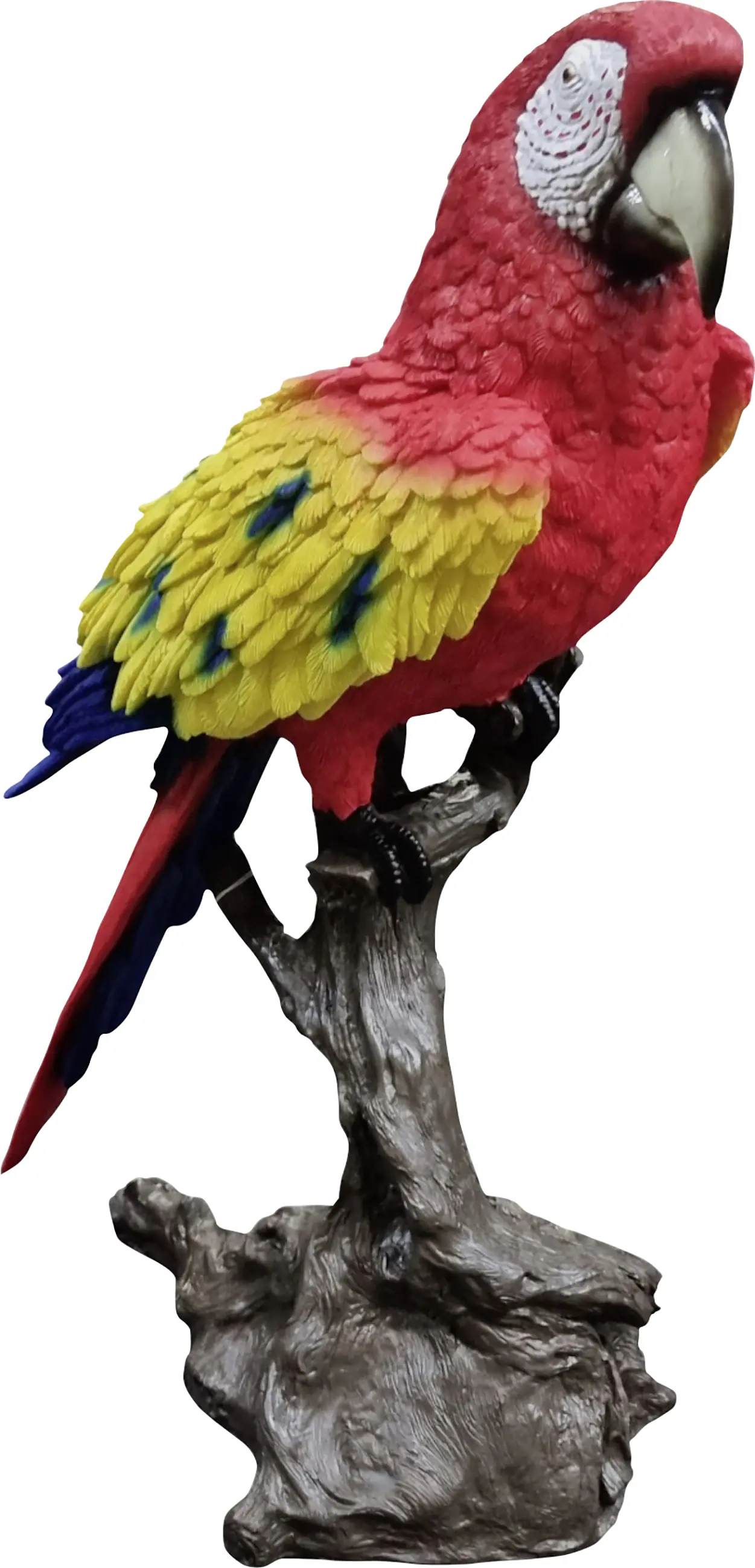 Dekofigur Papagei 64 cm bunt